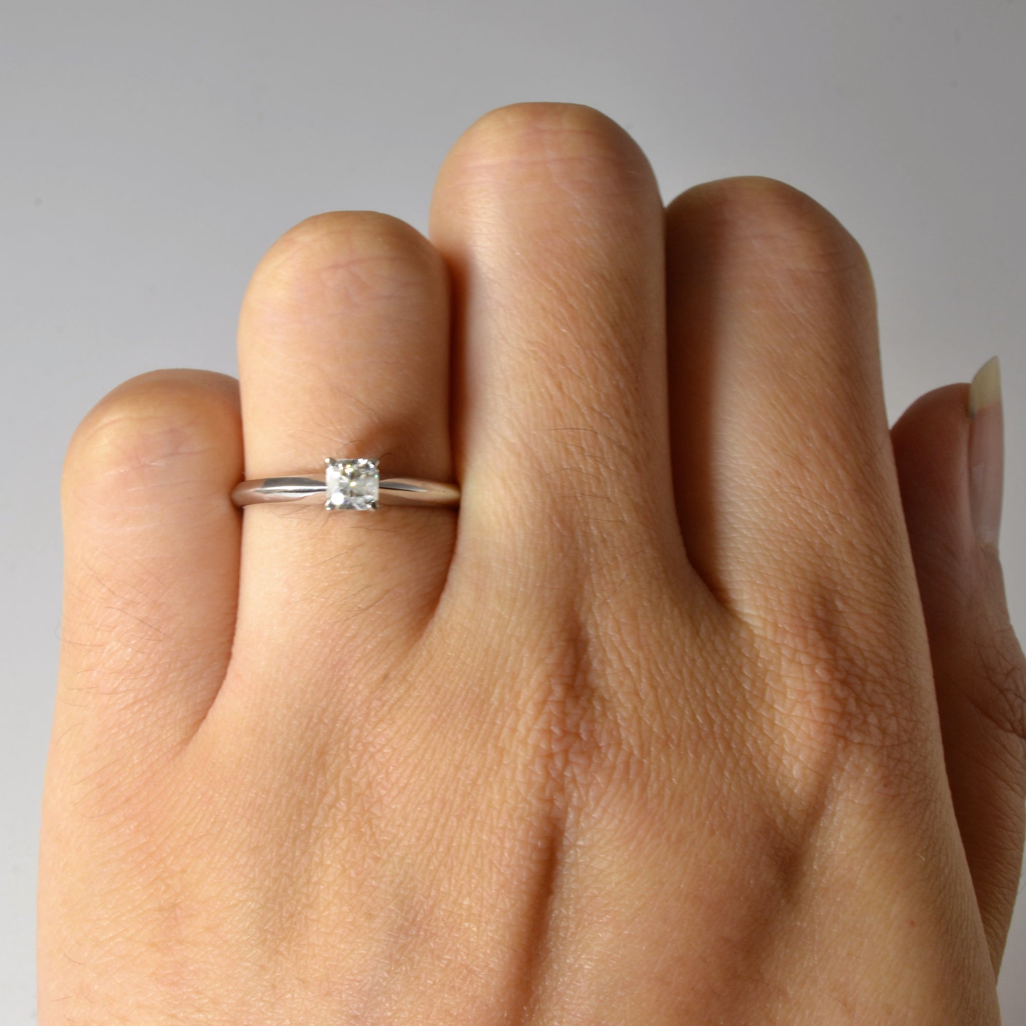 Solitaire Diamond Engagement Ring | 0.33ct | SZ 5.5 |