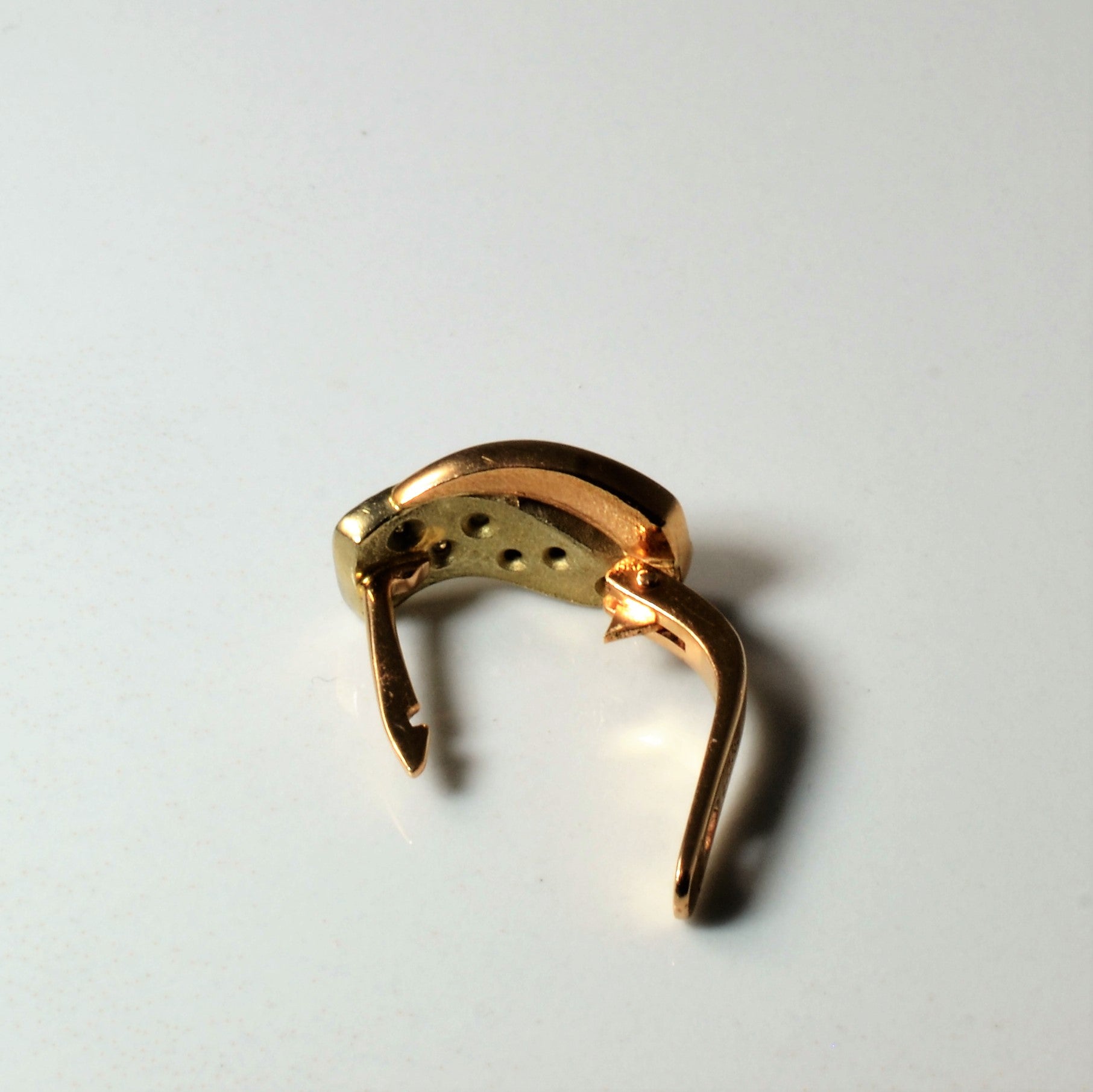 Cluster Set Diamond Huggie Earrings | 0.11ctw |