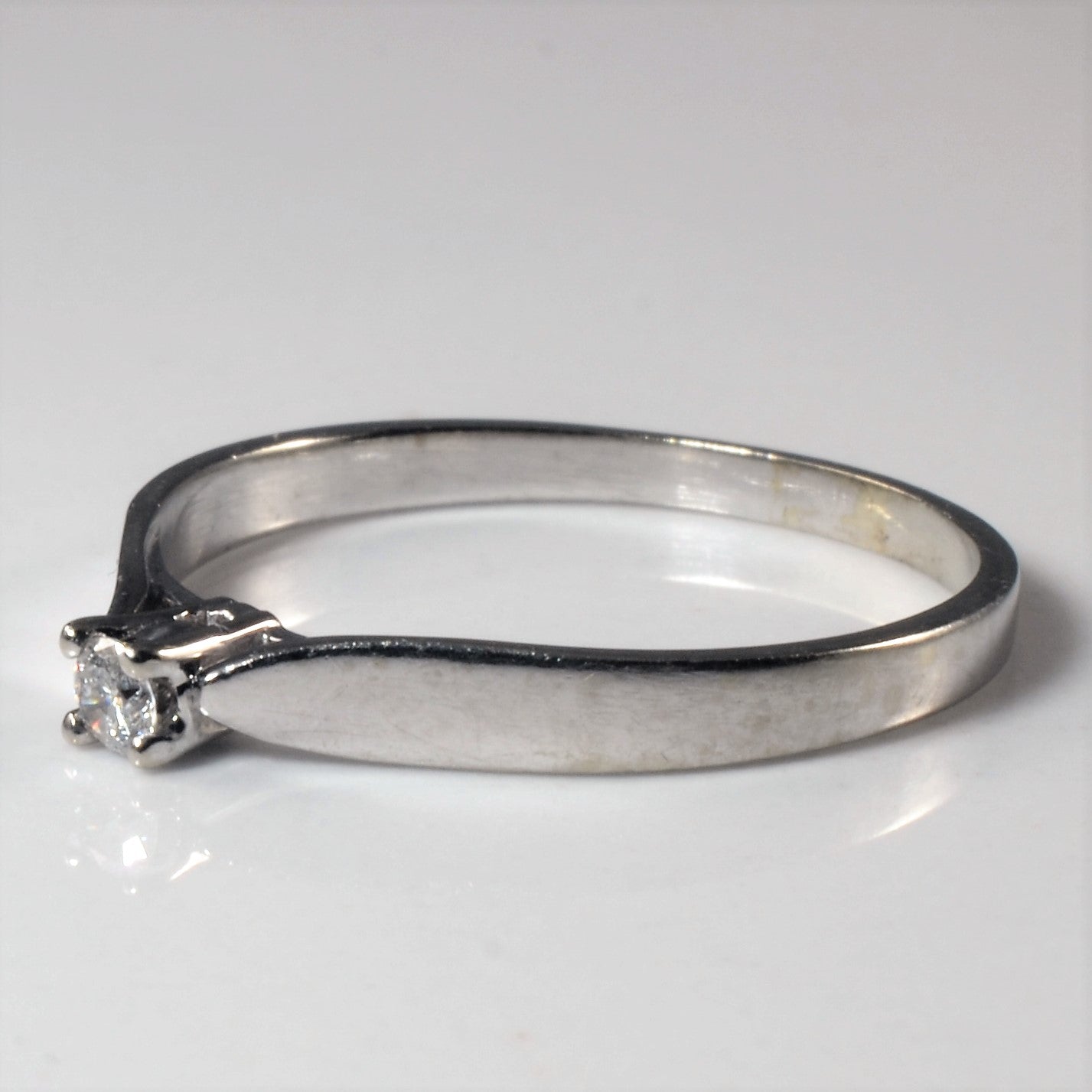 Solitaire Diamond Promise Ring | 0.06ct | SZ 7.25 |