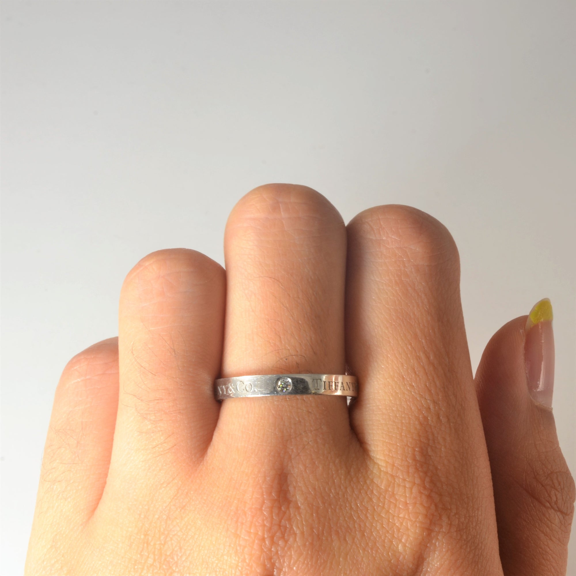 'Tiffany & Co.' Diamond Band Ring | 0.15ctw | SZ 8.25 |