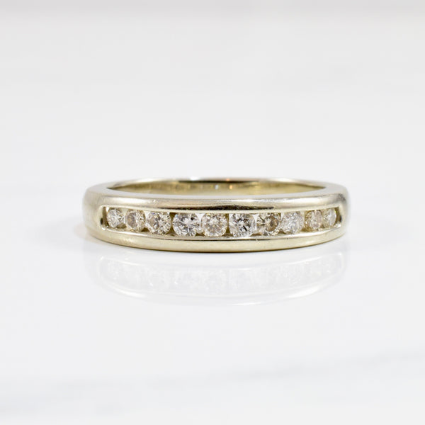 Channel Set Diamond Band | 0.20 ctw SZ 4.75 |