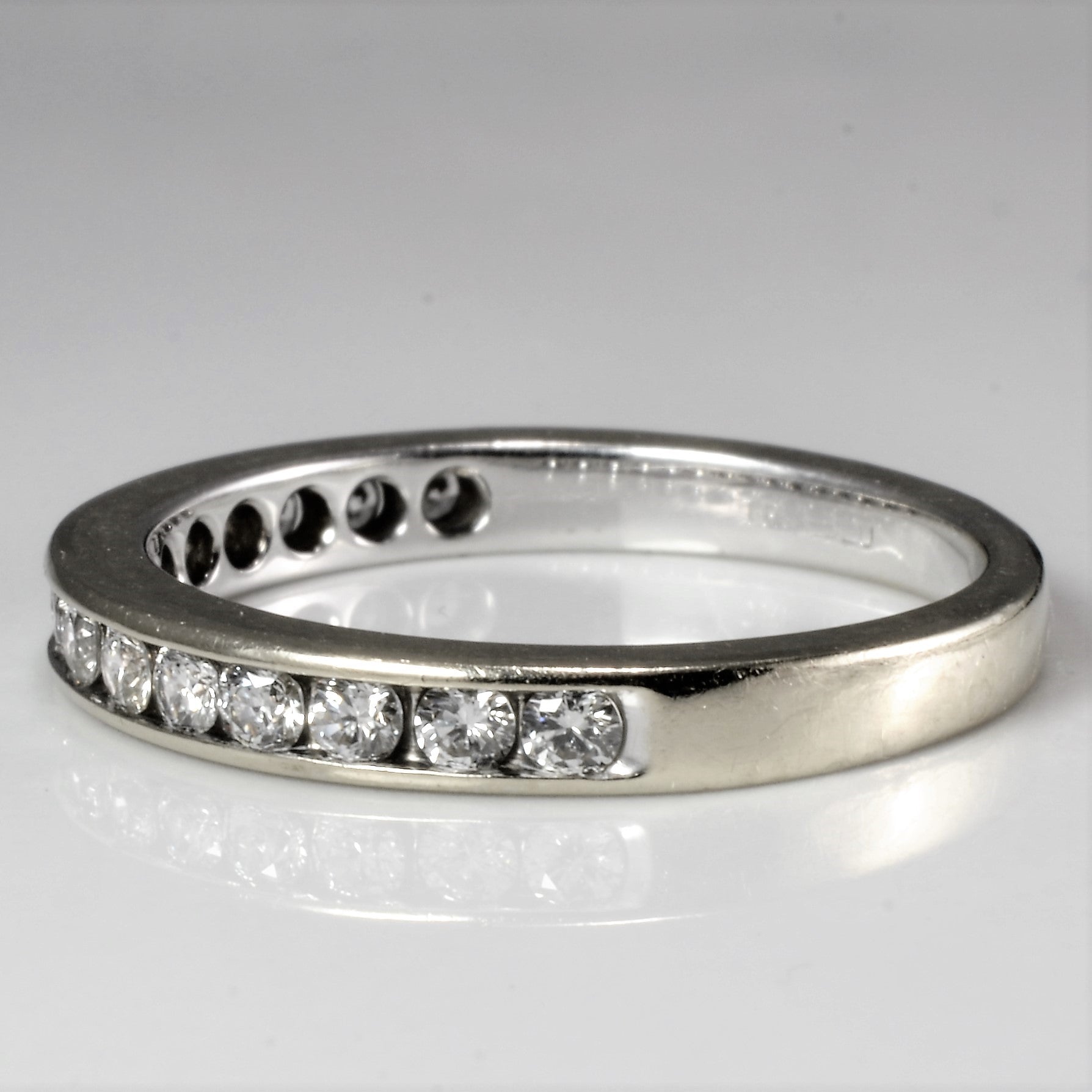 Channel Set Diamond Wedding Ring | 0.45 ctw, SZ 7 |