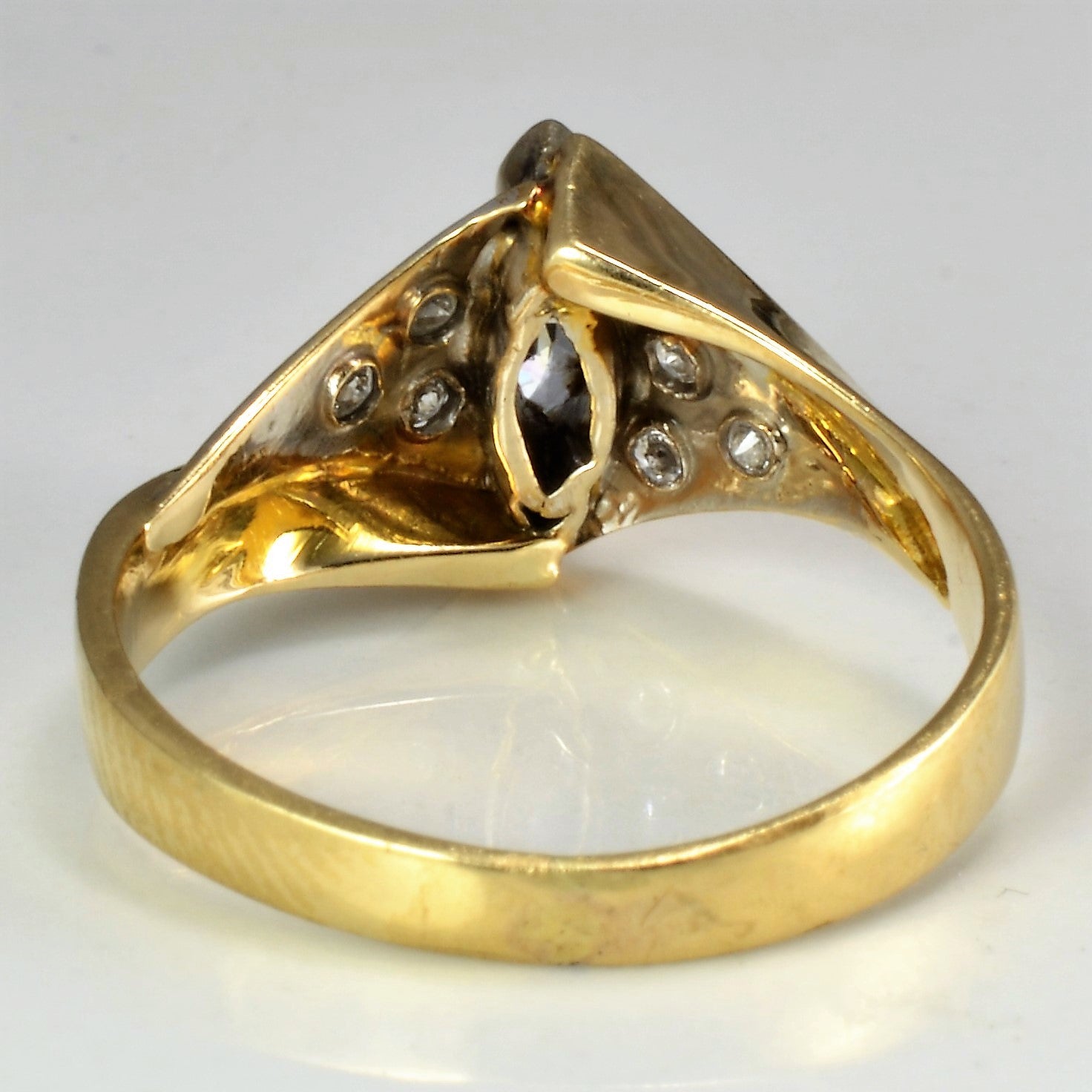 Chevron Cluster Diamond Ladies Ring | 0.44 ctw, SZ 6 |