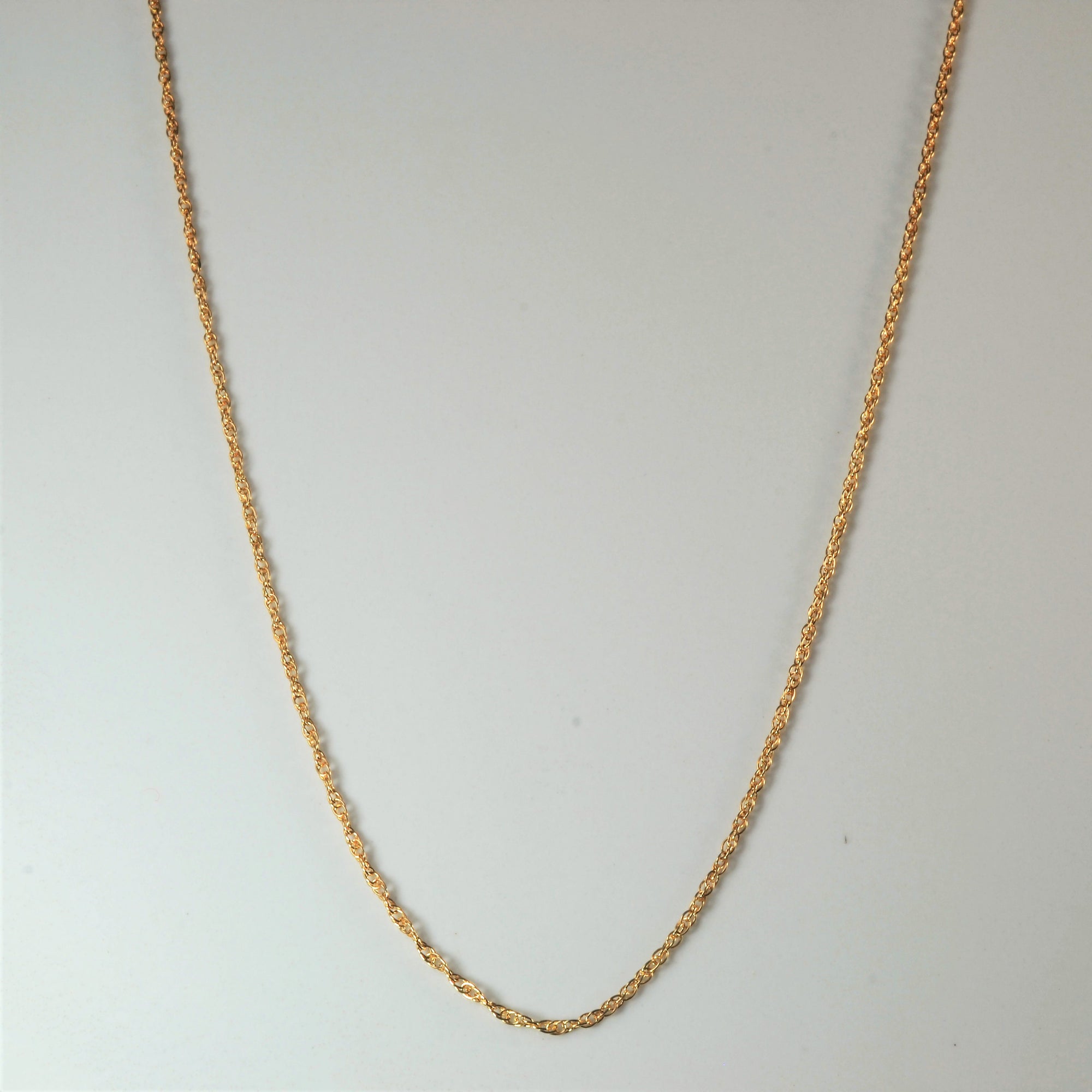 14k Yellow Gold Prince of Whales Chain | 18