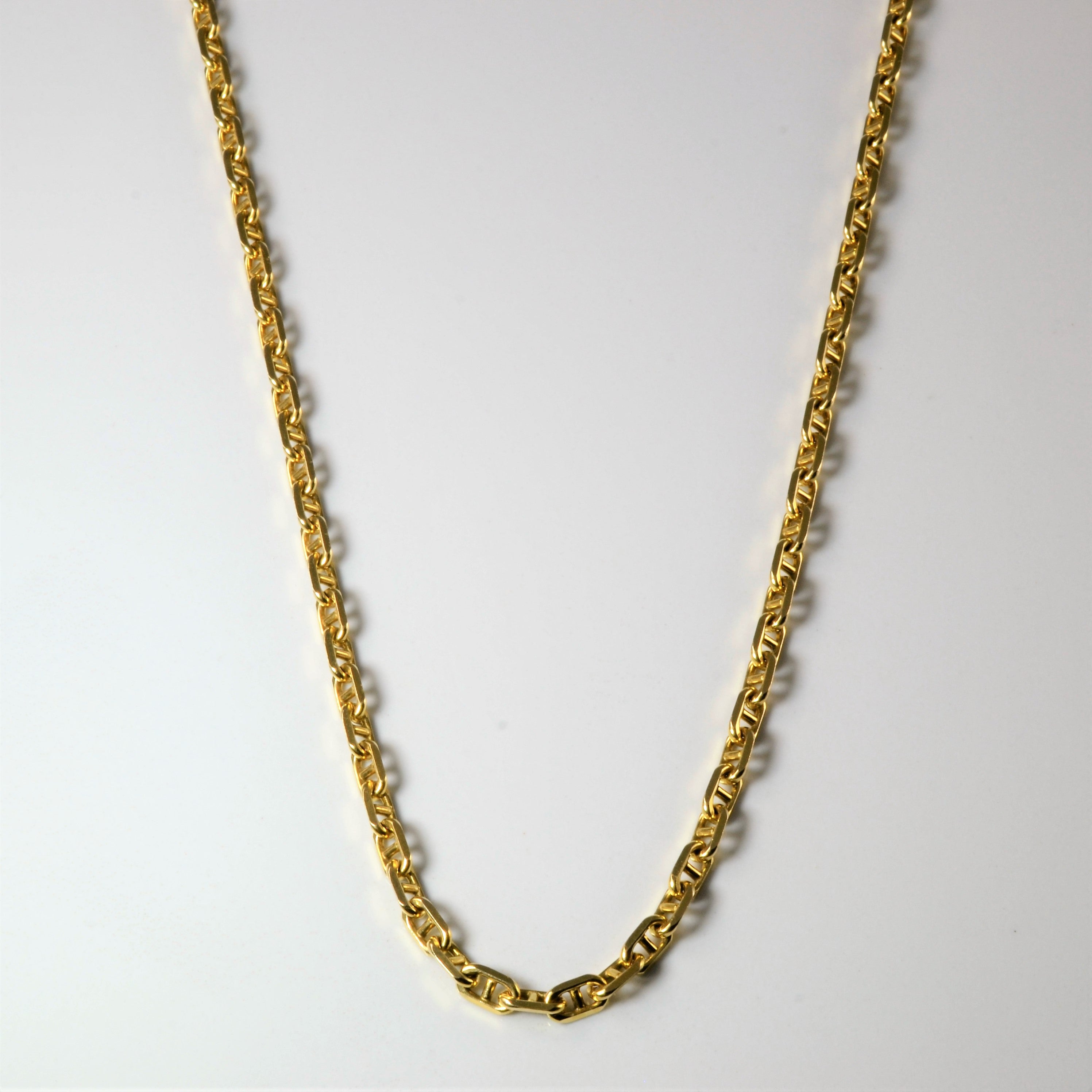 14k Yellow Gold Anchor Chain | 22" |