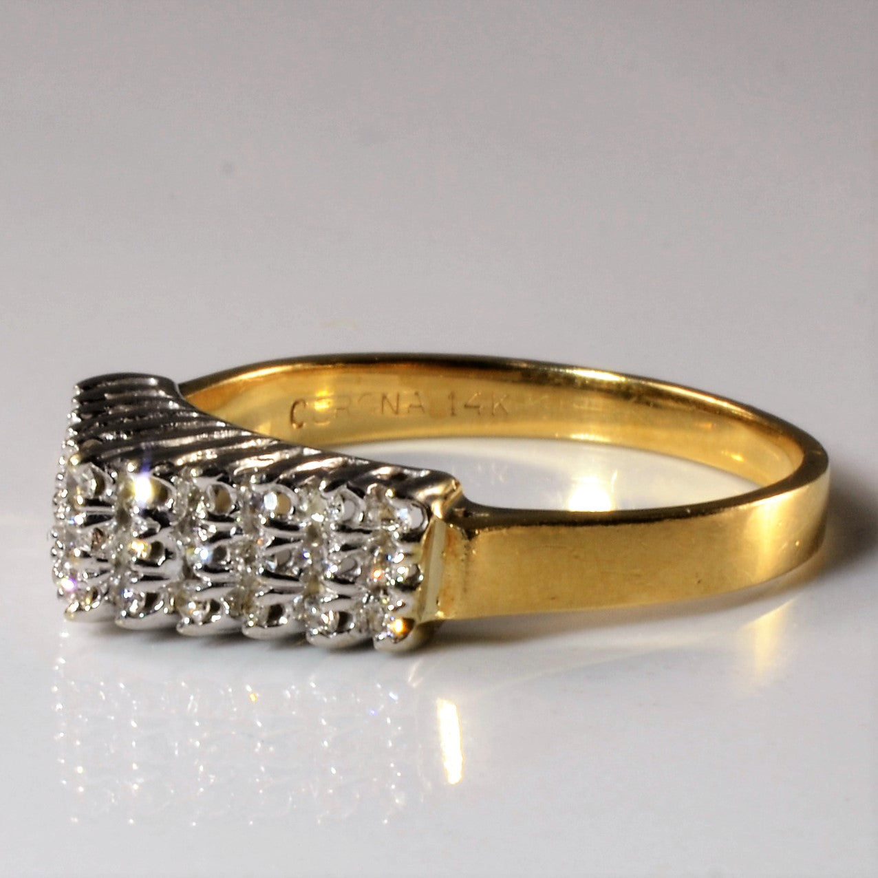 Graduated Diamond Ring | 0.17ctw | SZ 8.5 |
