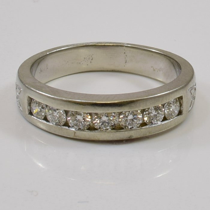 Channel Set Celtic Diamond Band | 0.35ctw | SZ 4.5 |