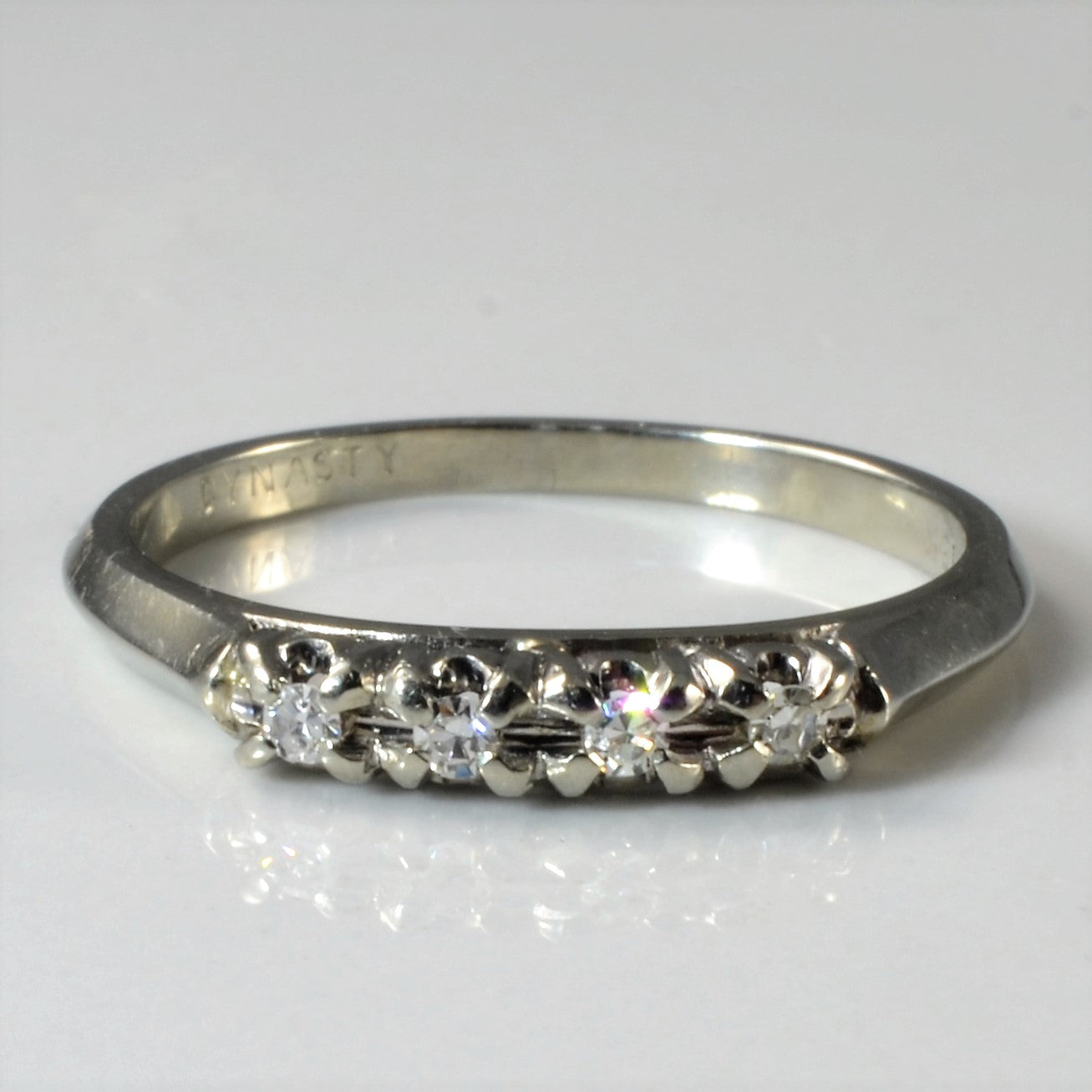 Four Stone Diamond Band | 0.06ctw | SZ 6 |