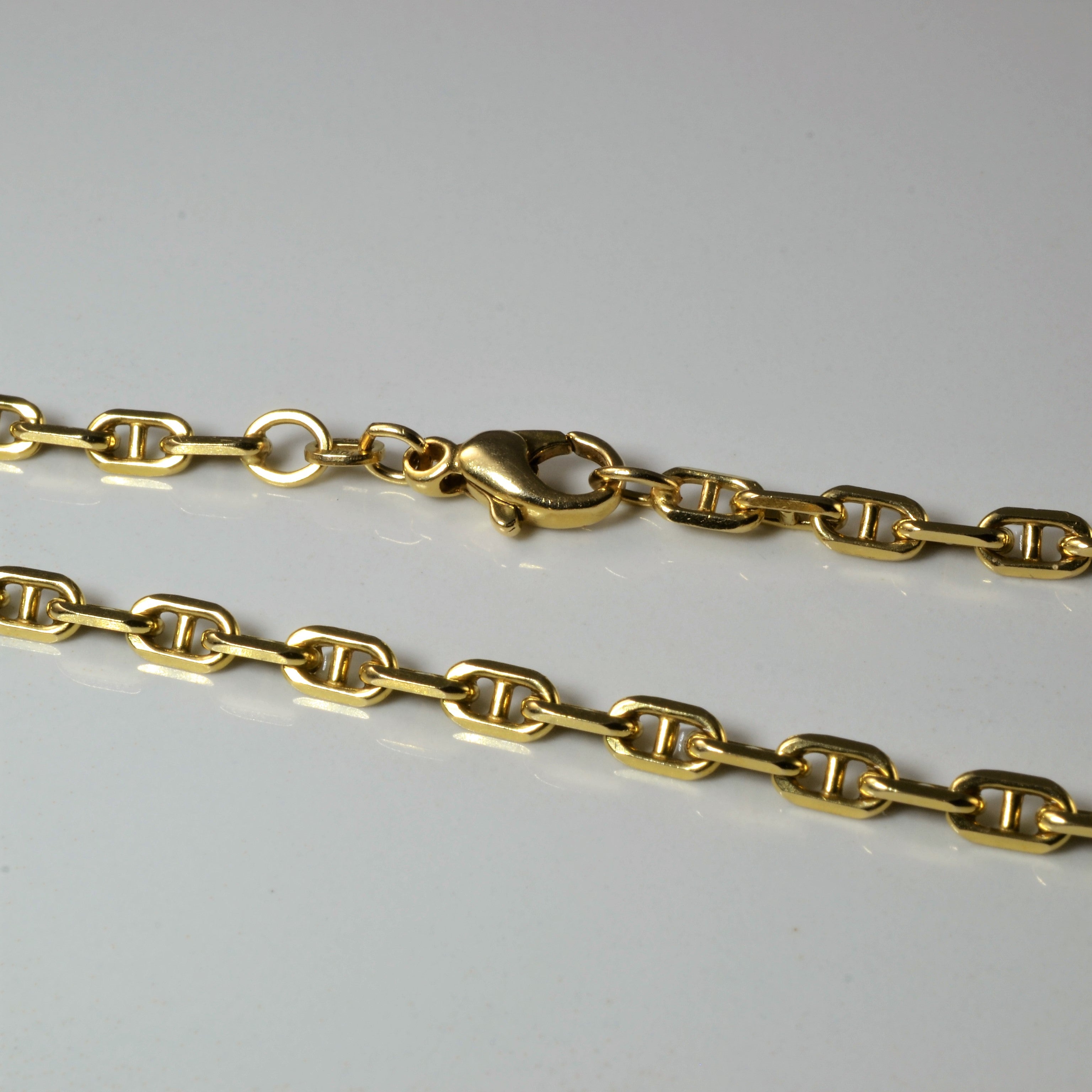 14k Yellow Gold Anchor Chain | 22" |