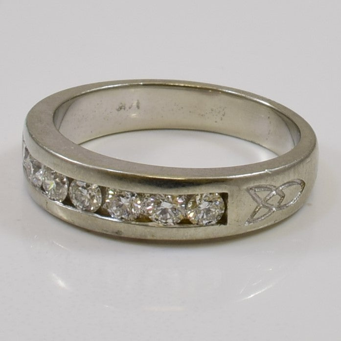 Channel Set Celtic Diamond Band | 0.35ctw | SZ 4.5 |