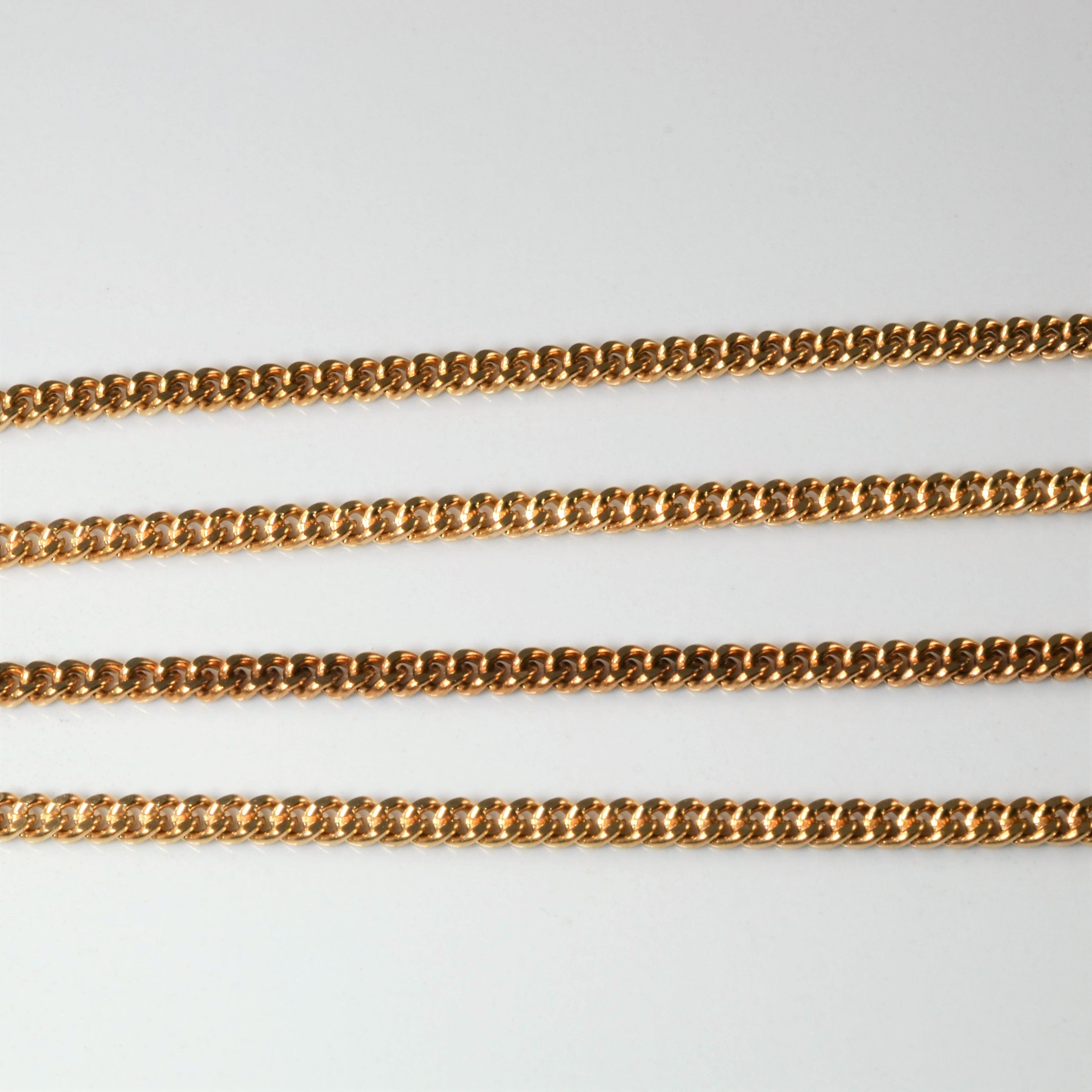 10k Yellow Gold Curb Chain | 22" |