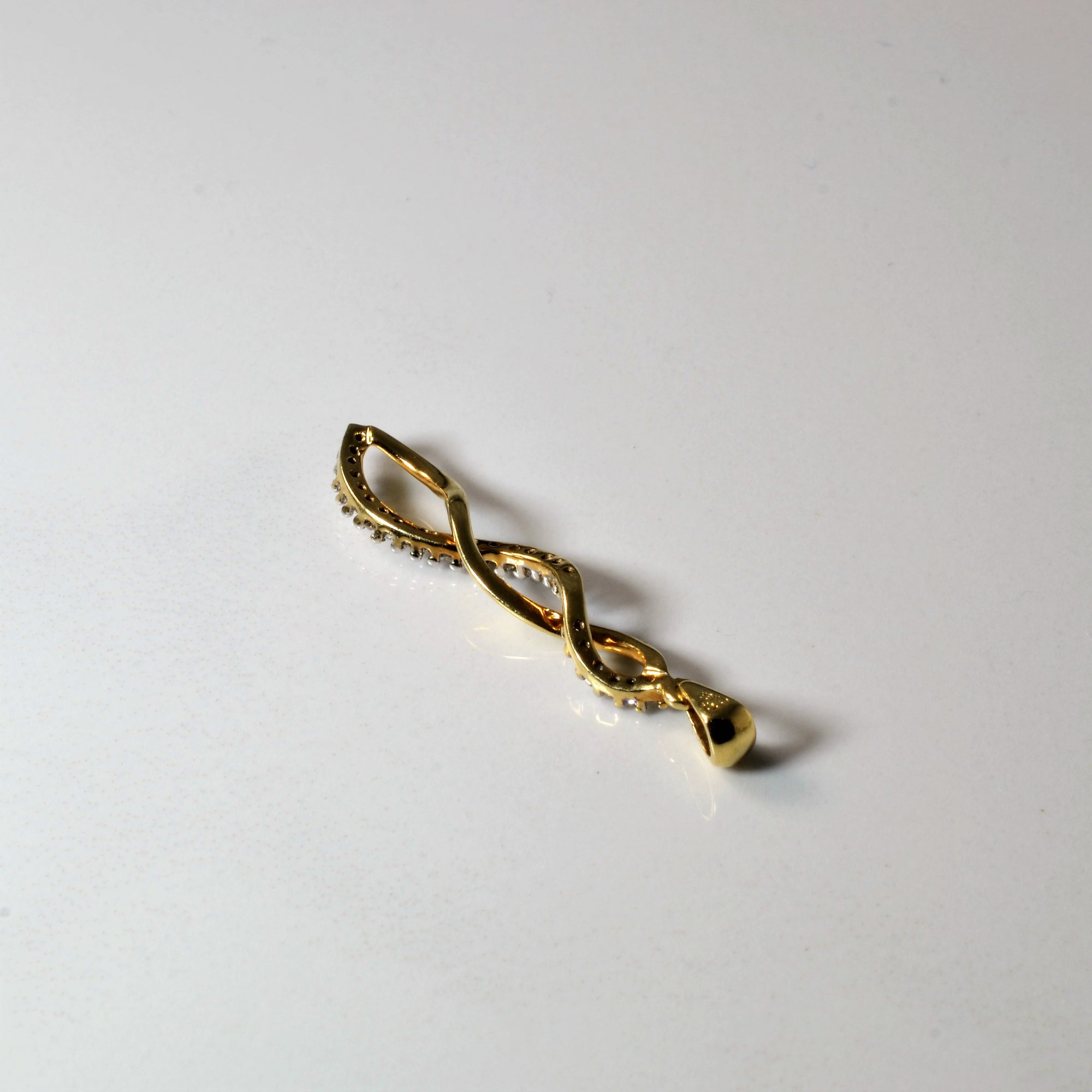 Pave Diamond Infinity Pendant | 0.12ctw |