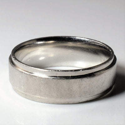 Bevelled Edge Platinum Band | SZ 11.5 |