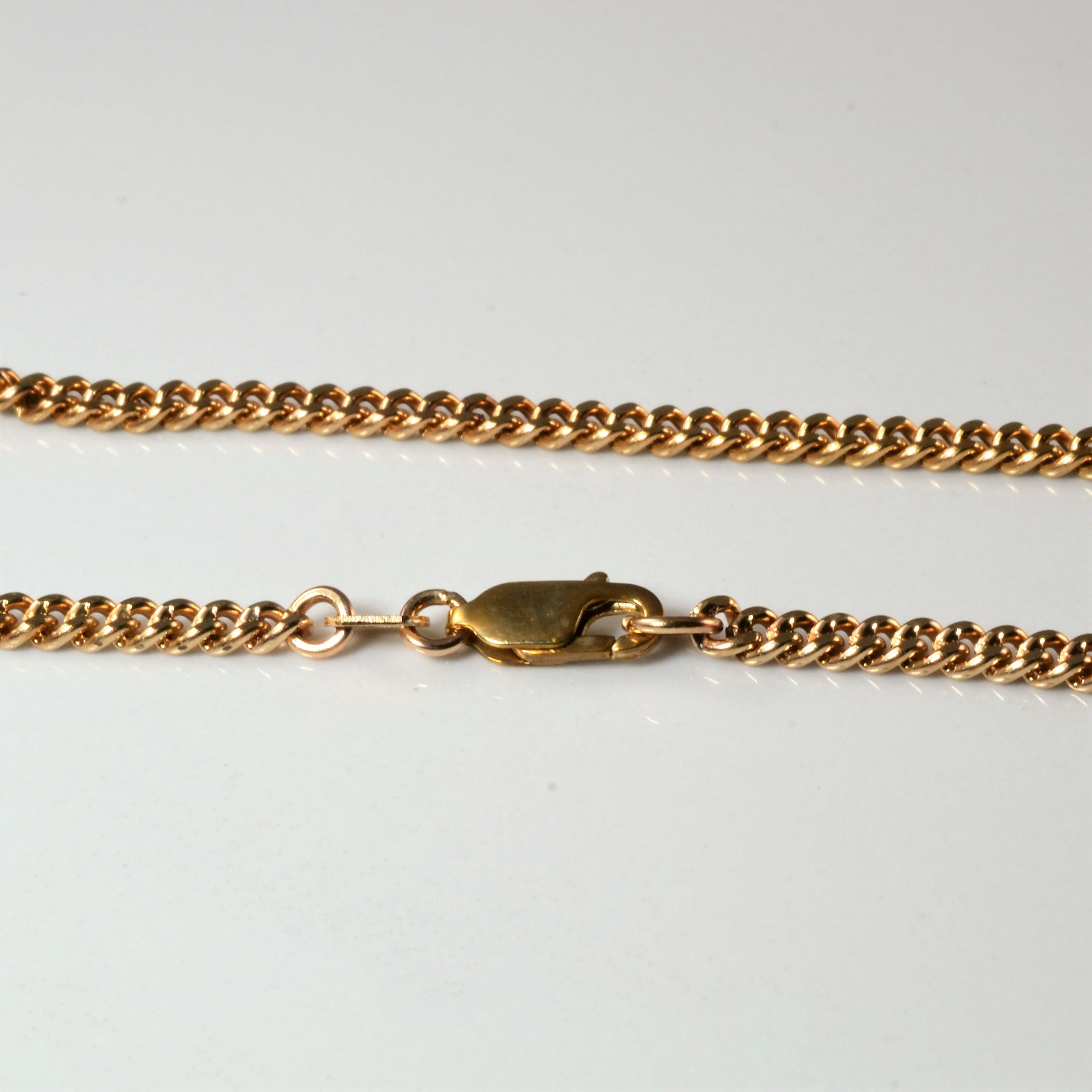 10k Yellow Gold Curb Chain | 22" |