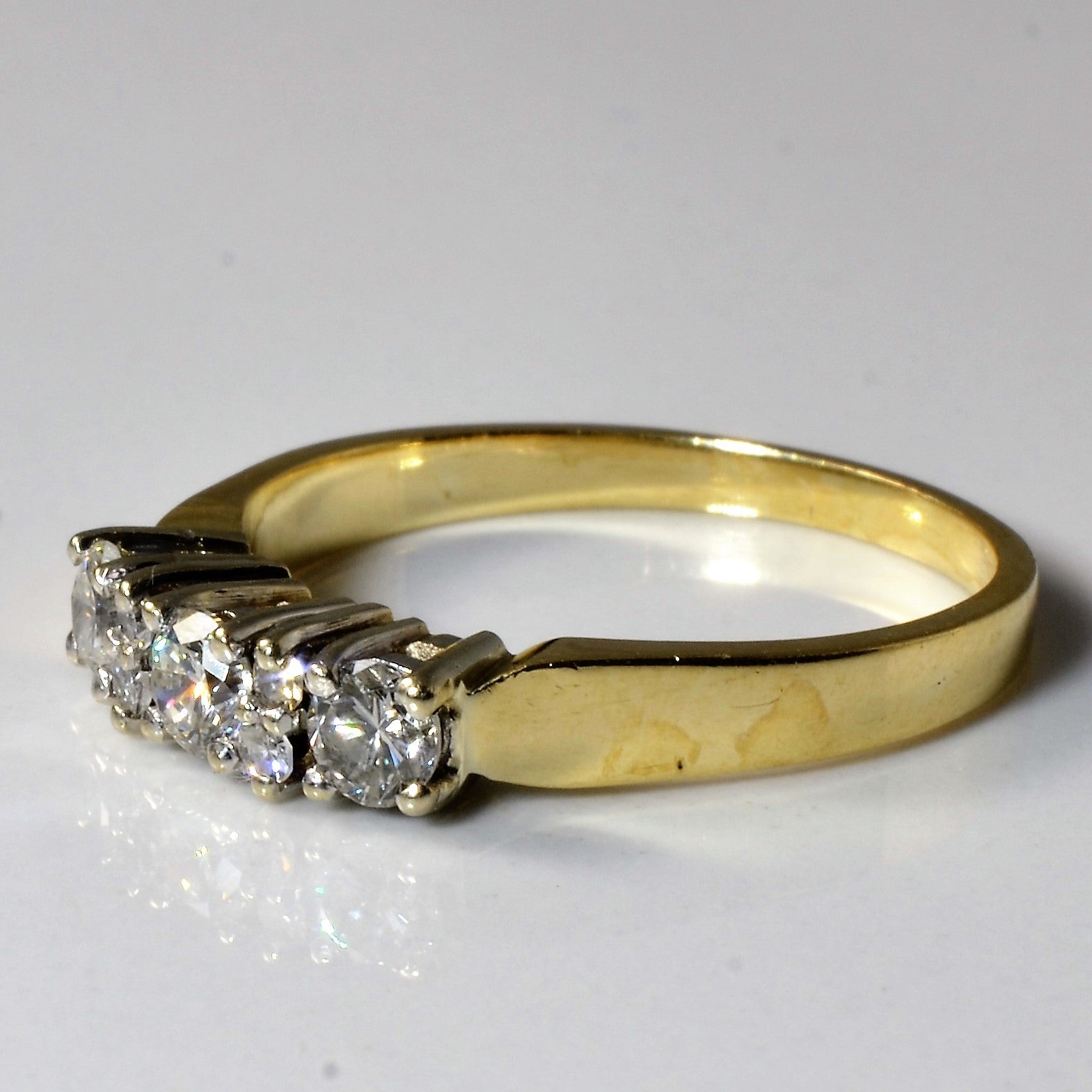 Yellow Gold Diamond Band | 0.51ctw | SZ 7.25 |