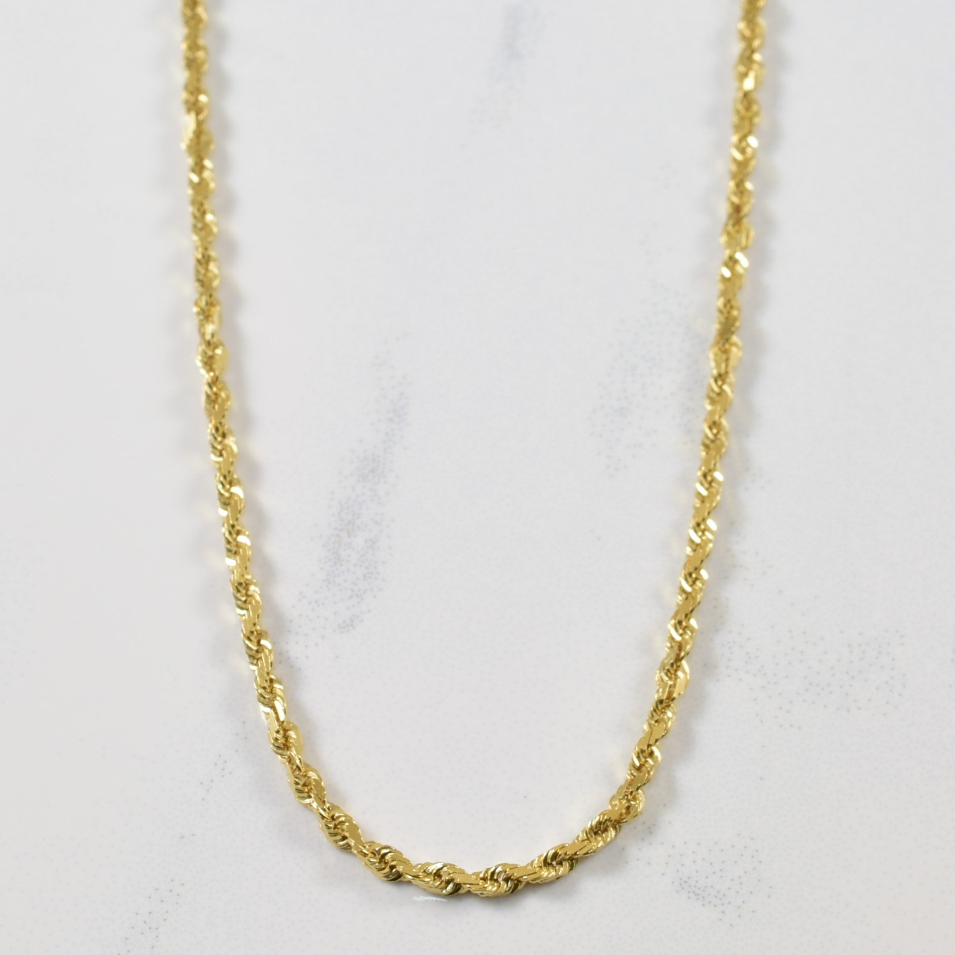 14k Yellow Gold Rope Chain | 30" |