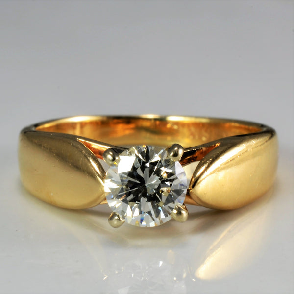 Solitaire Diamond Engagement Ring | 0.43 ct, SZ 4 |