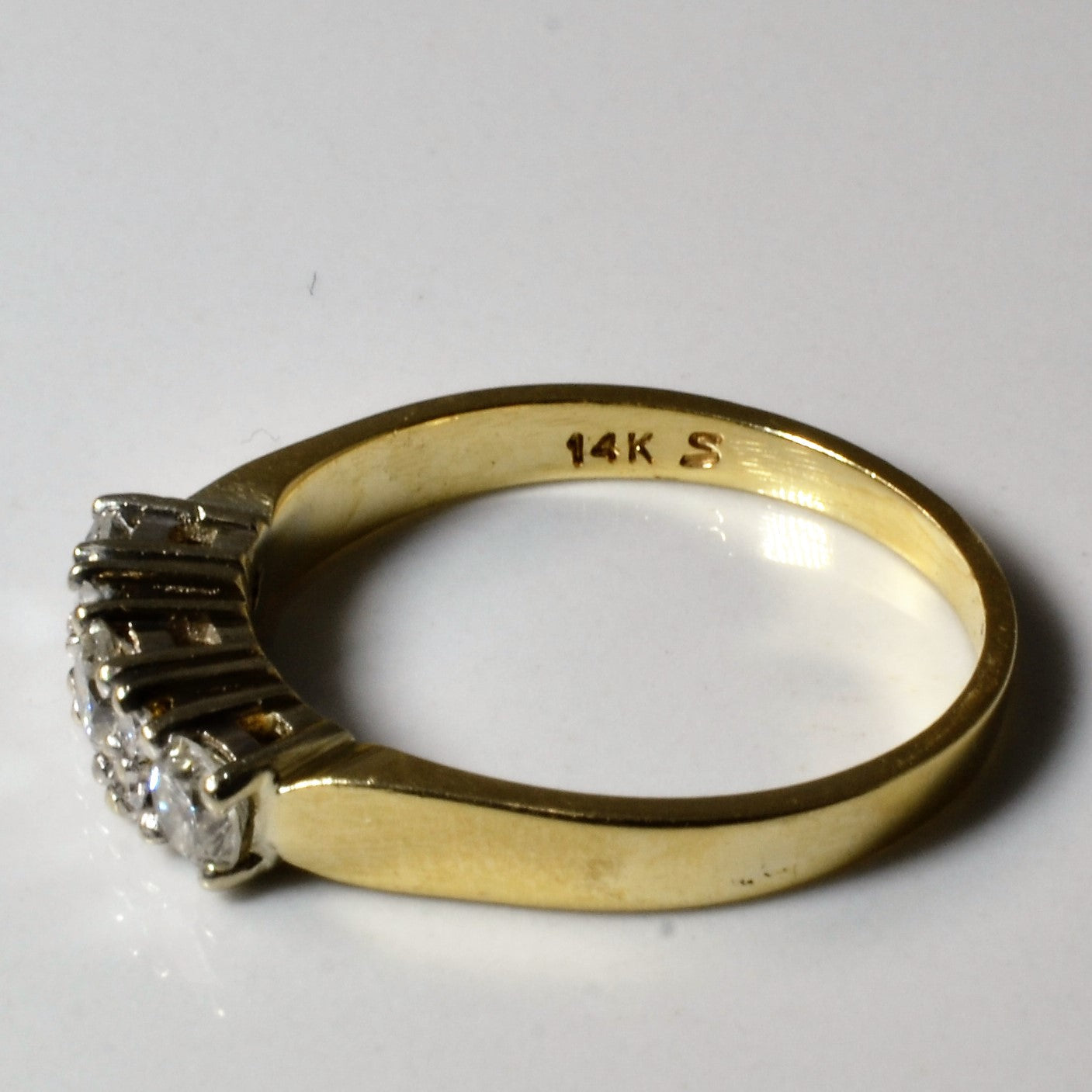 Yellow Gold Diamond Band | 0.51ctw | SZ 7.25 |