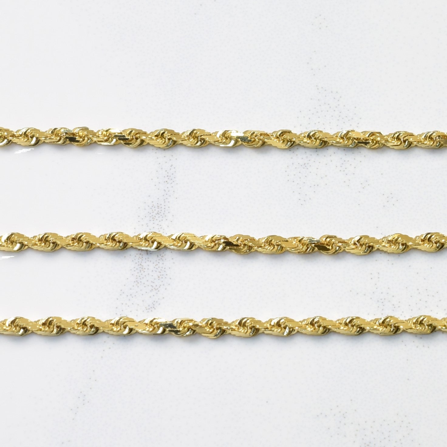 14k Yellow Gold Rope Chain | 30" |