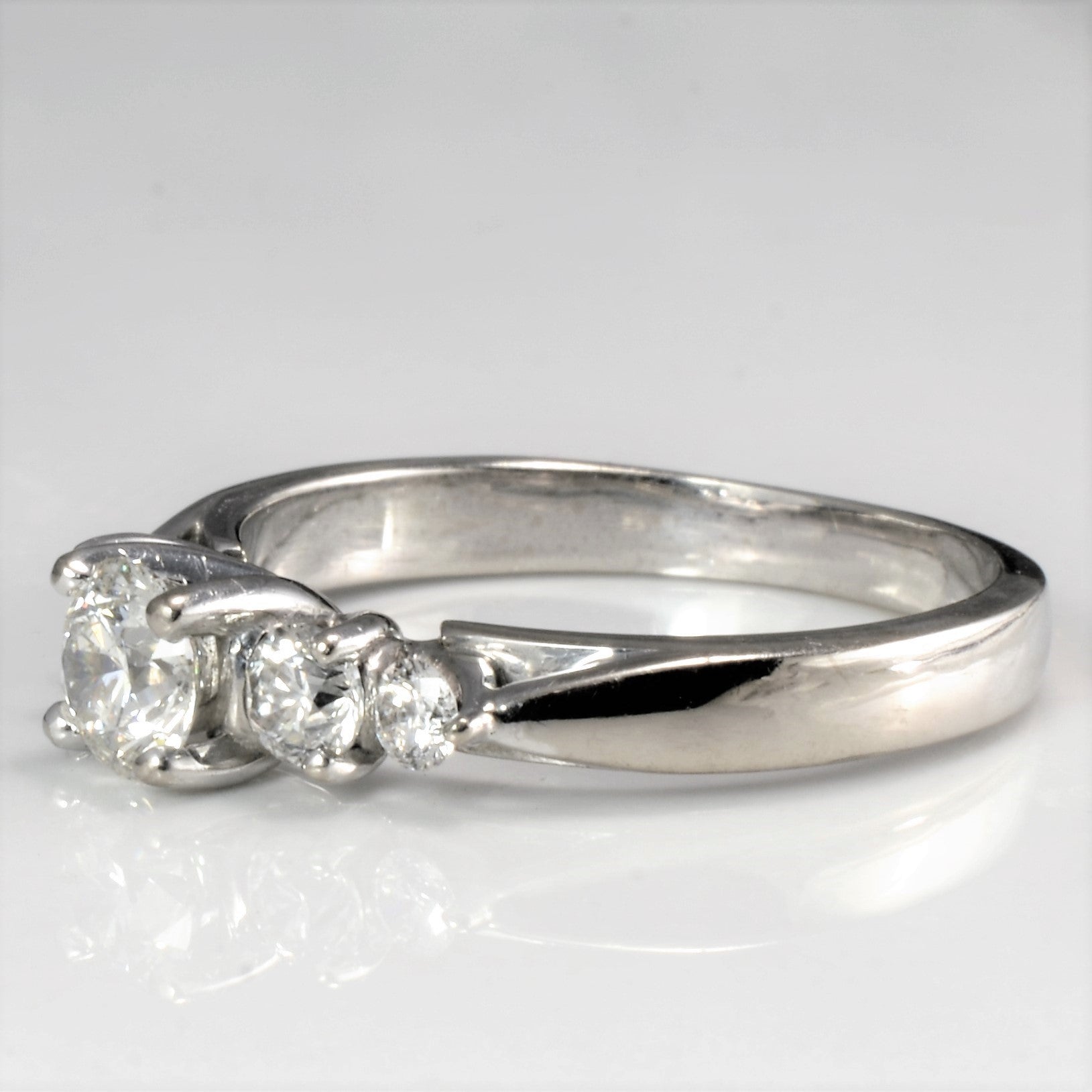 Five Stone Diamond Engagement Ring | 0.90 ctw, SZ 8 |