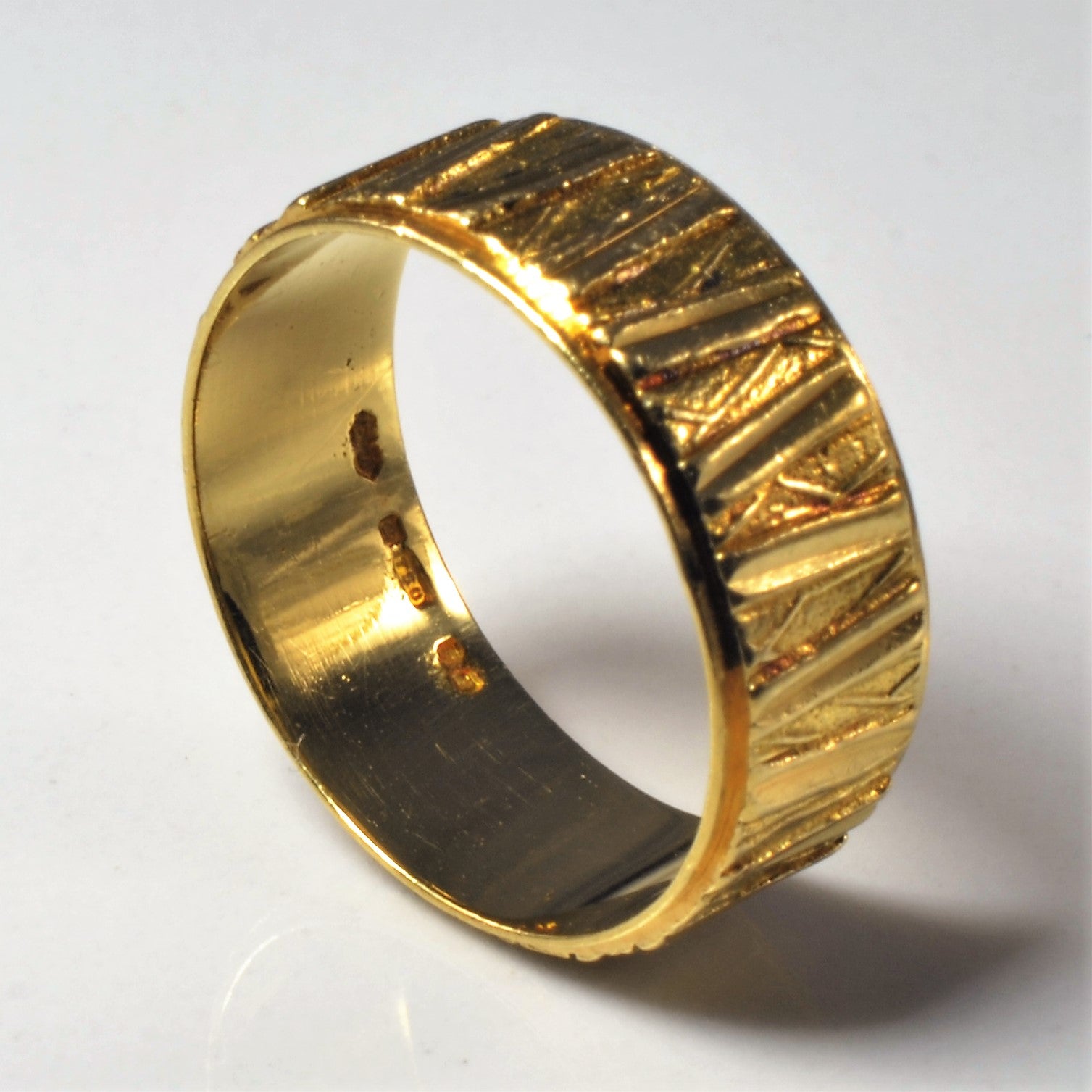 Textured Gold Band | SZ 6 |