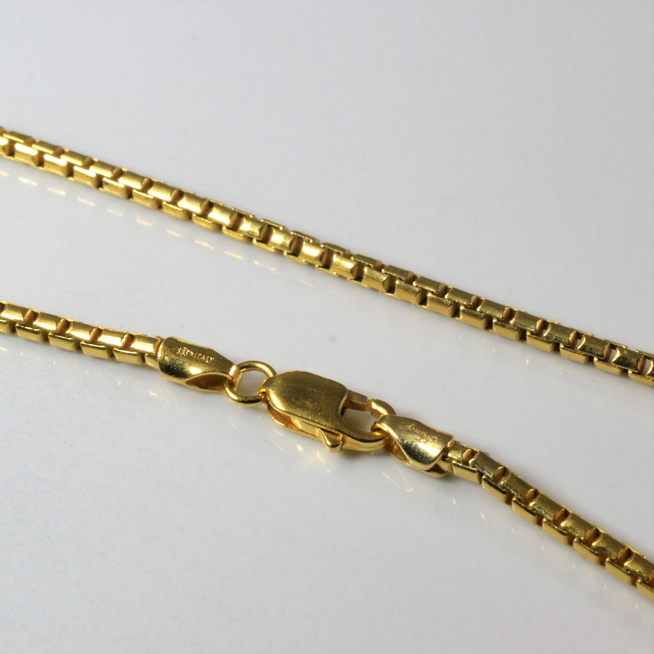 14k Yellow Gold Box Chain | 22" |