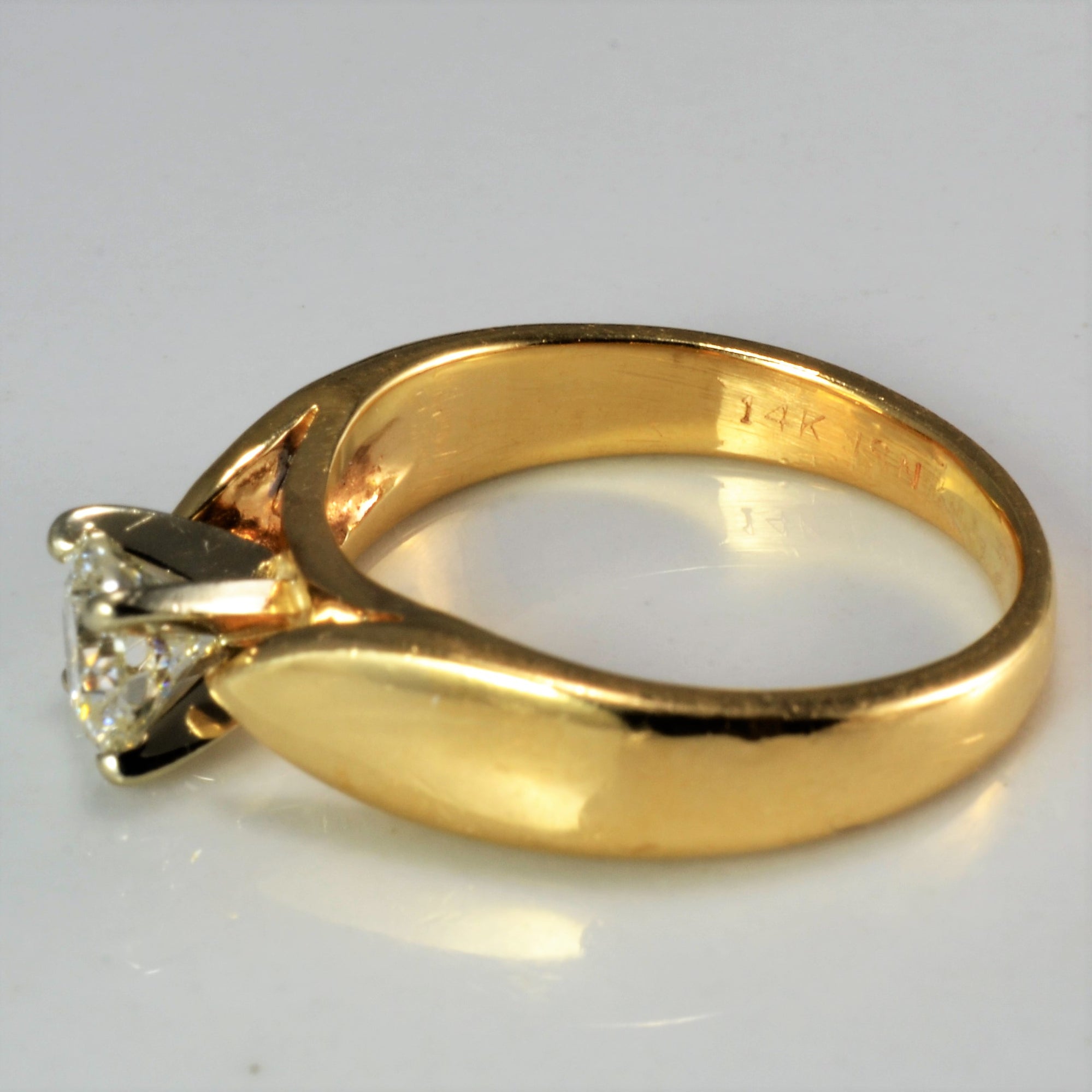 Solitaire Diamond Engagement Ring | 0.43 ct, SZ 4 |