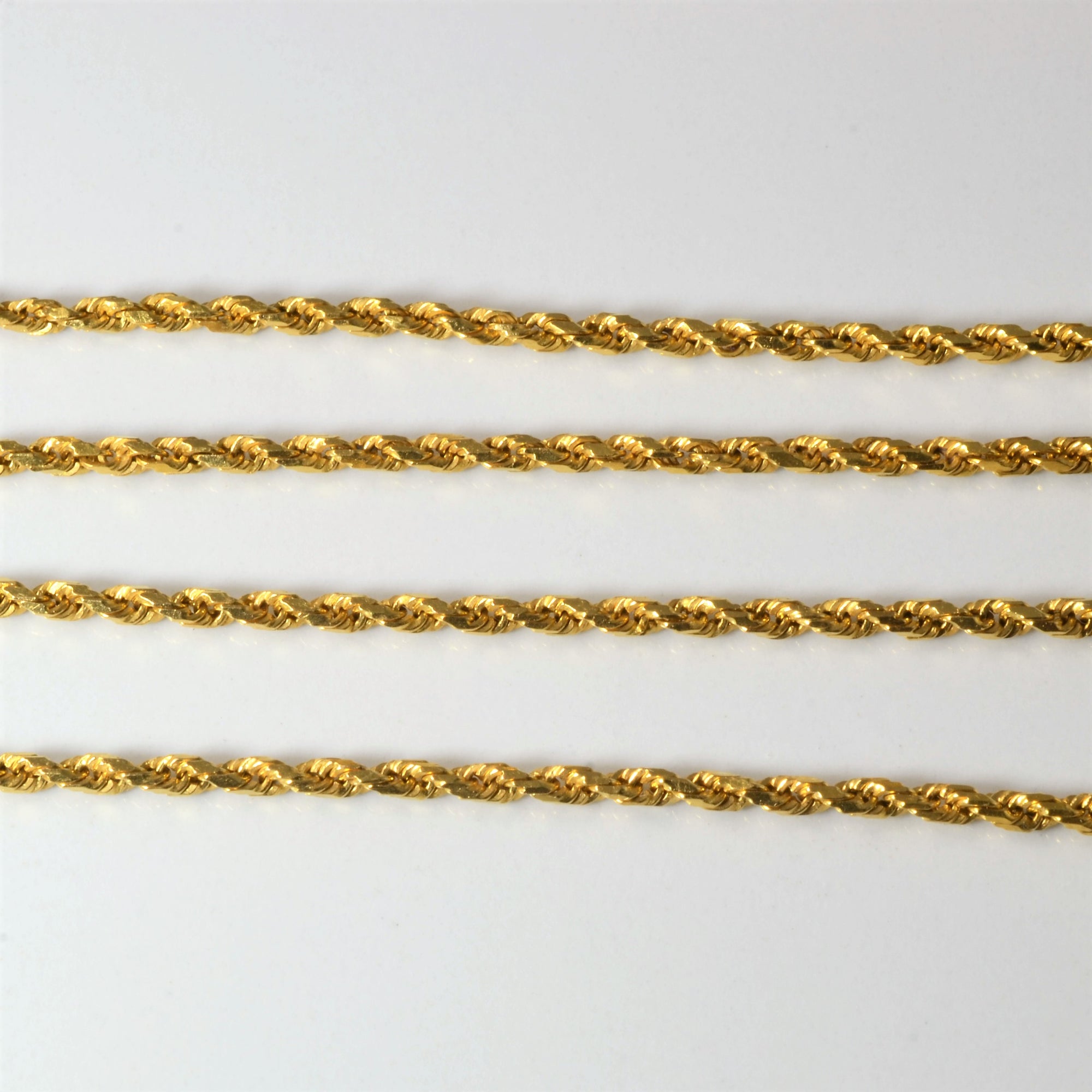 22k Yellow Gold Rope Chain |