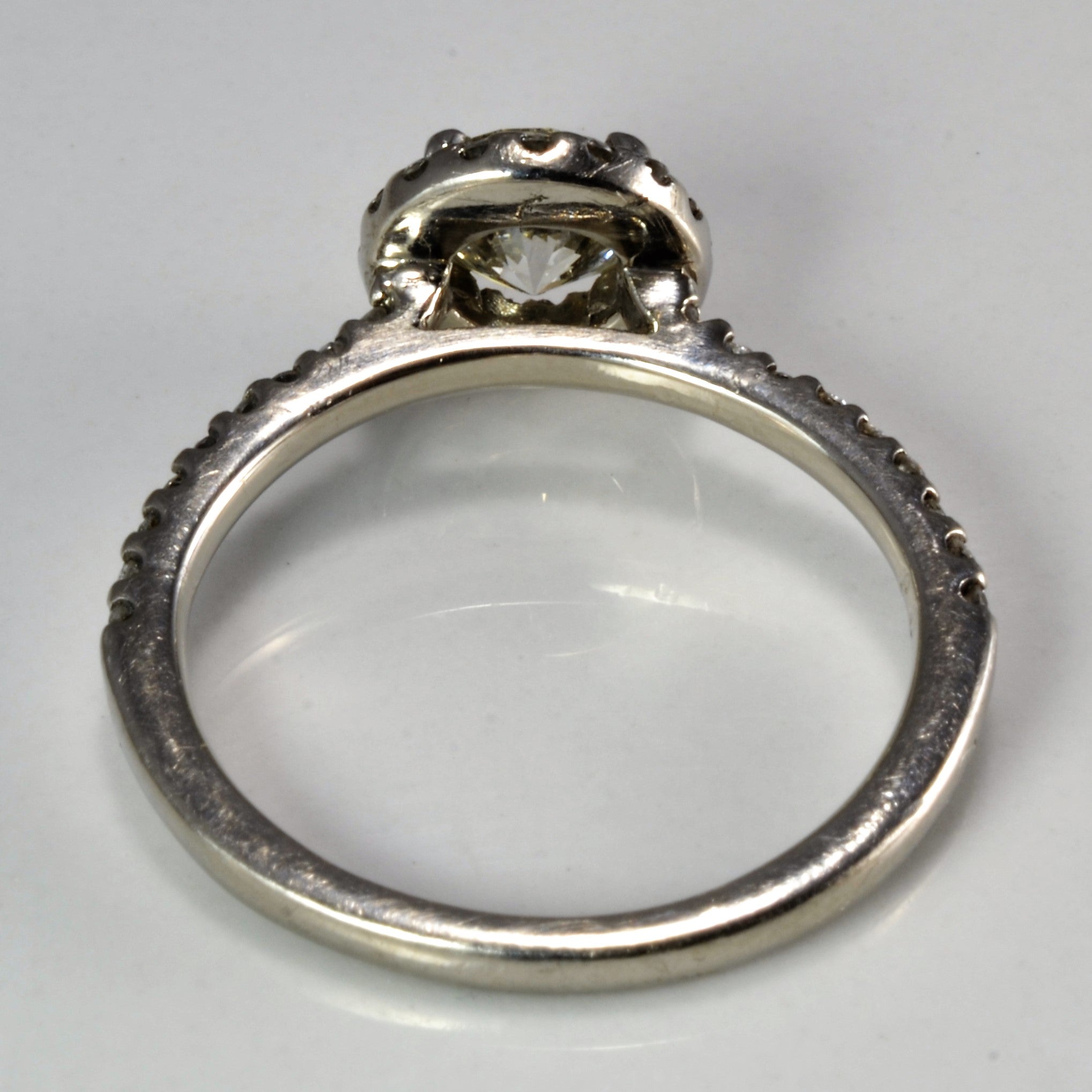 Halo Diamond Engagement Ring | 1.30 ctw, SZ 6.25 |