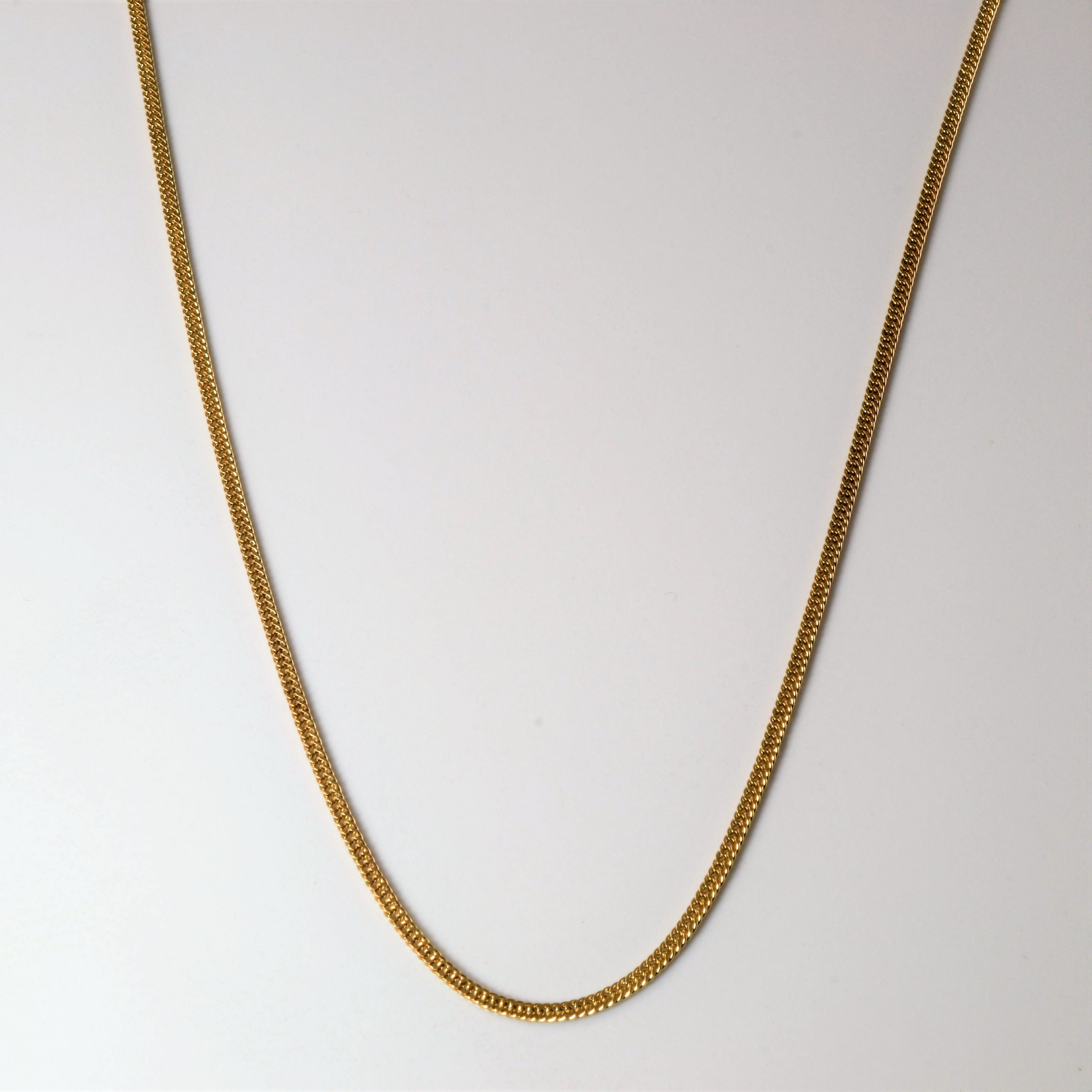 10k Yellow Gold Curb Chain | 24" |