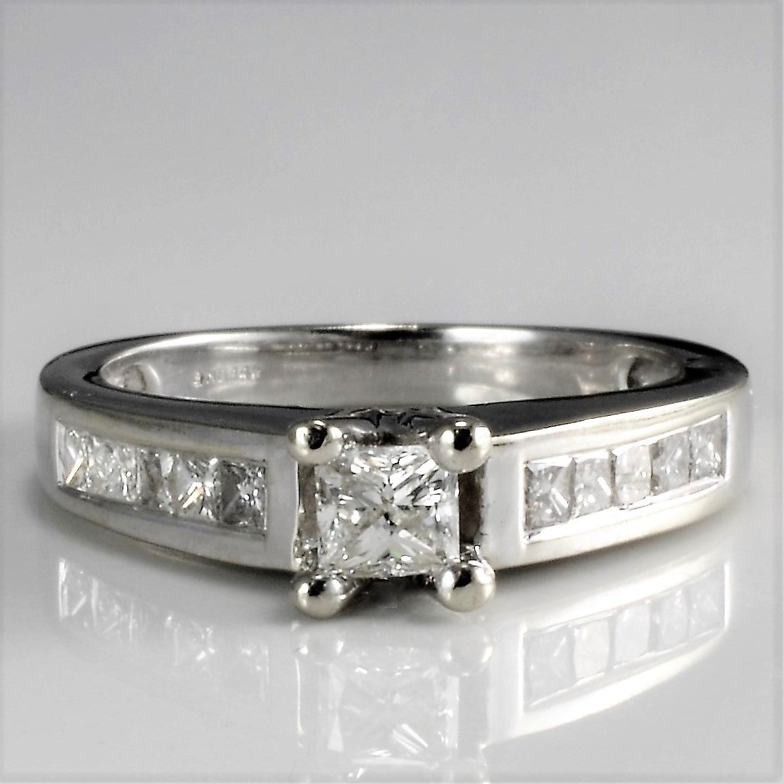 Princess Cut Diamond Engagement Ring | 0.58 ctw, SZ 5.5 |