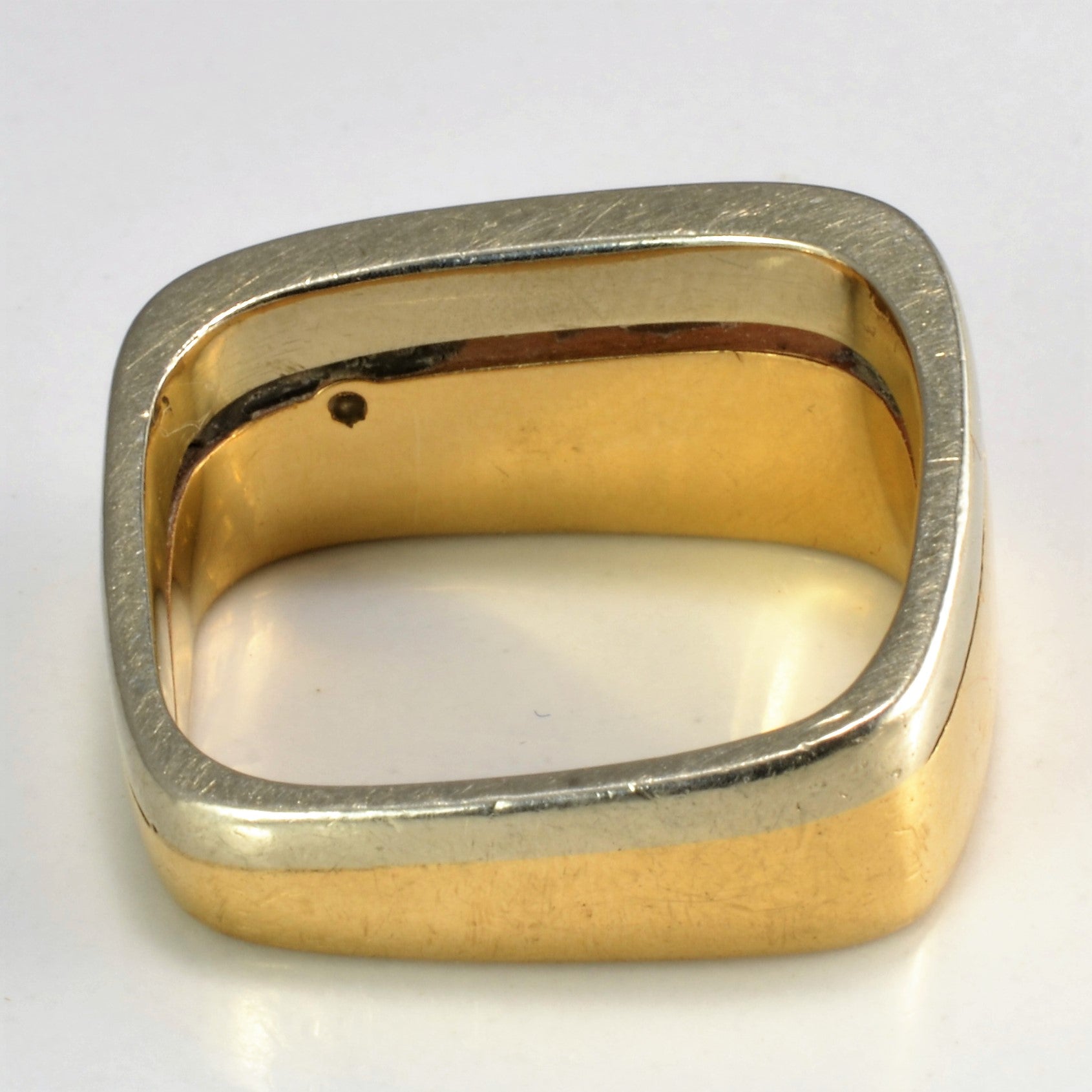 Tapered Two Tone Diamond Band | 0.20ct | SZ 8.25 |