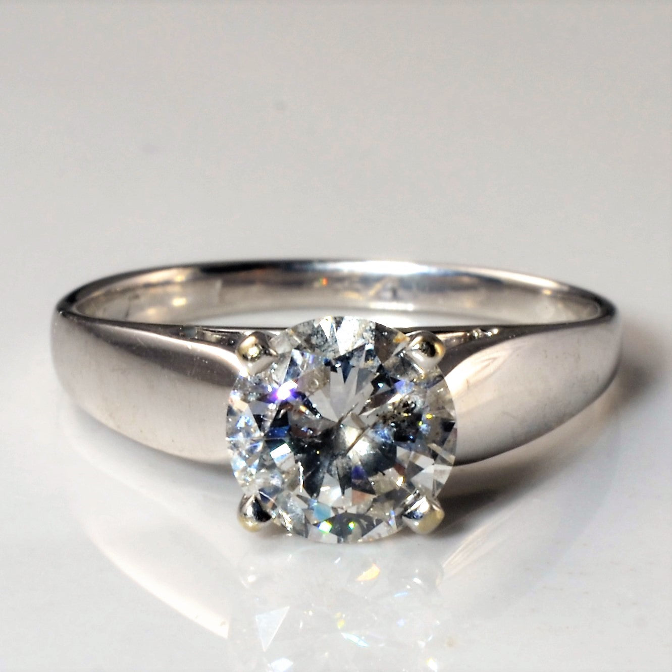 White Gold Solitaire Diamond Engagement Ring | 1.07ct | SZ 5 |