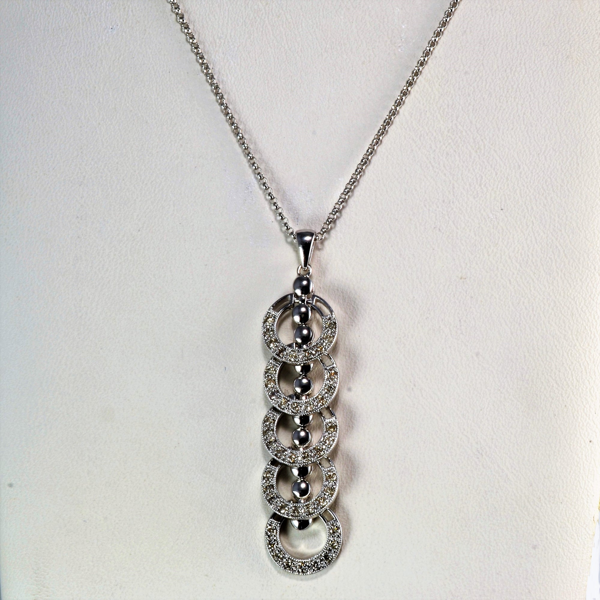 Multi Linked Diamond Necklace | 0.45 ctw, 15.5''|