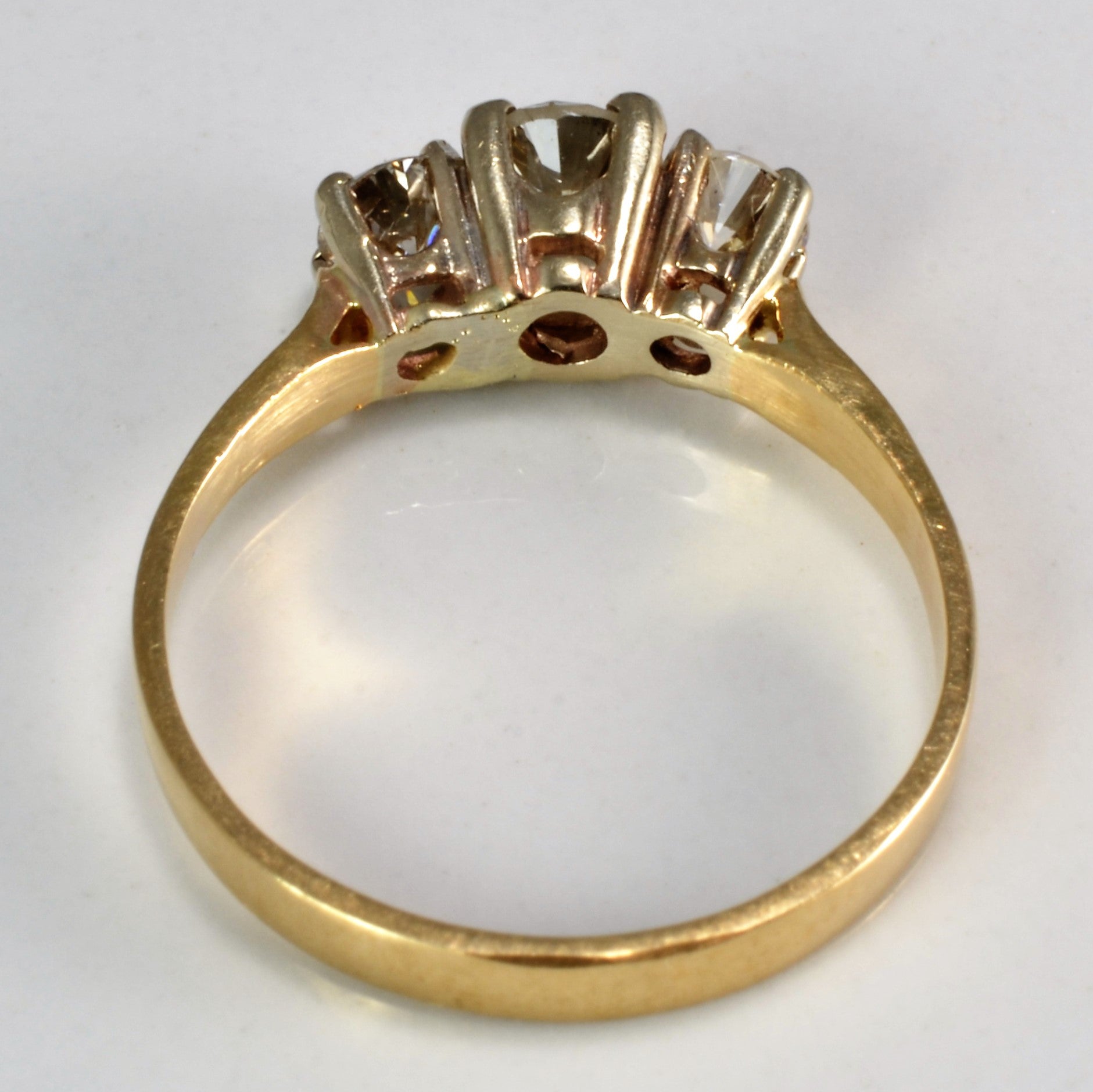 Three Stone Diamond Engagement Ring | 0.70 ctw, SZ 6.5 |