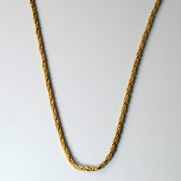 10k Yellow Gold Modified Rope Chain | 14