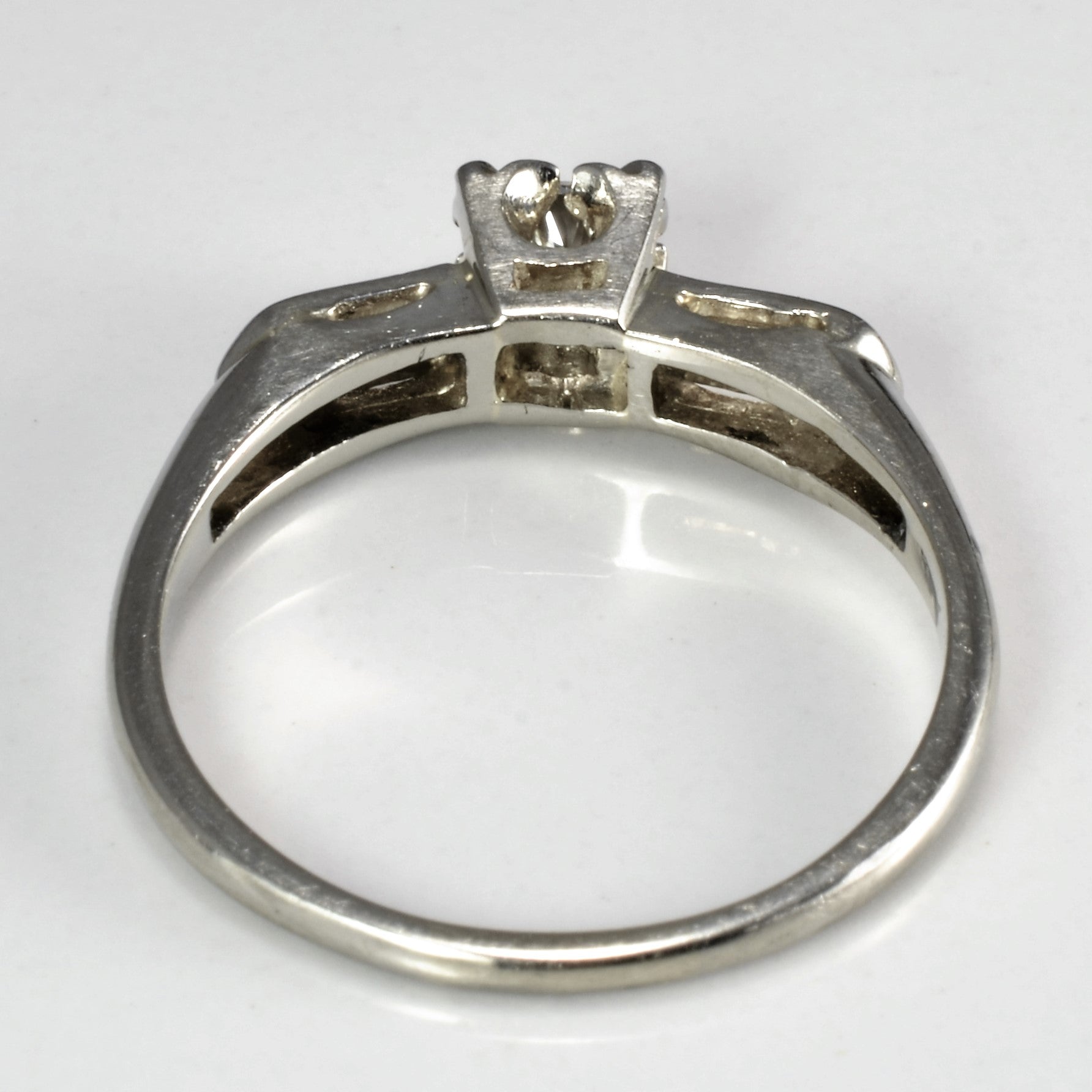 Vintage Diamond Engagement Ring | 0.20 ctw, SZ 7.25 |