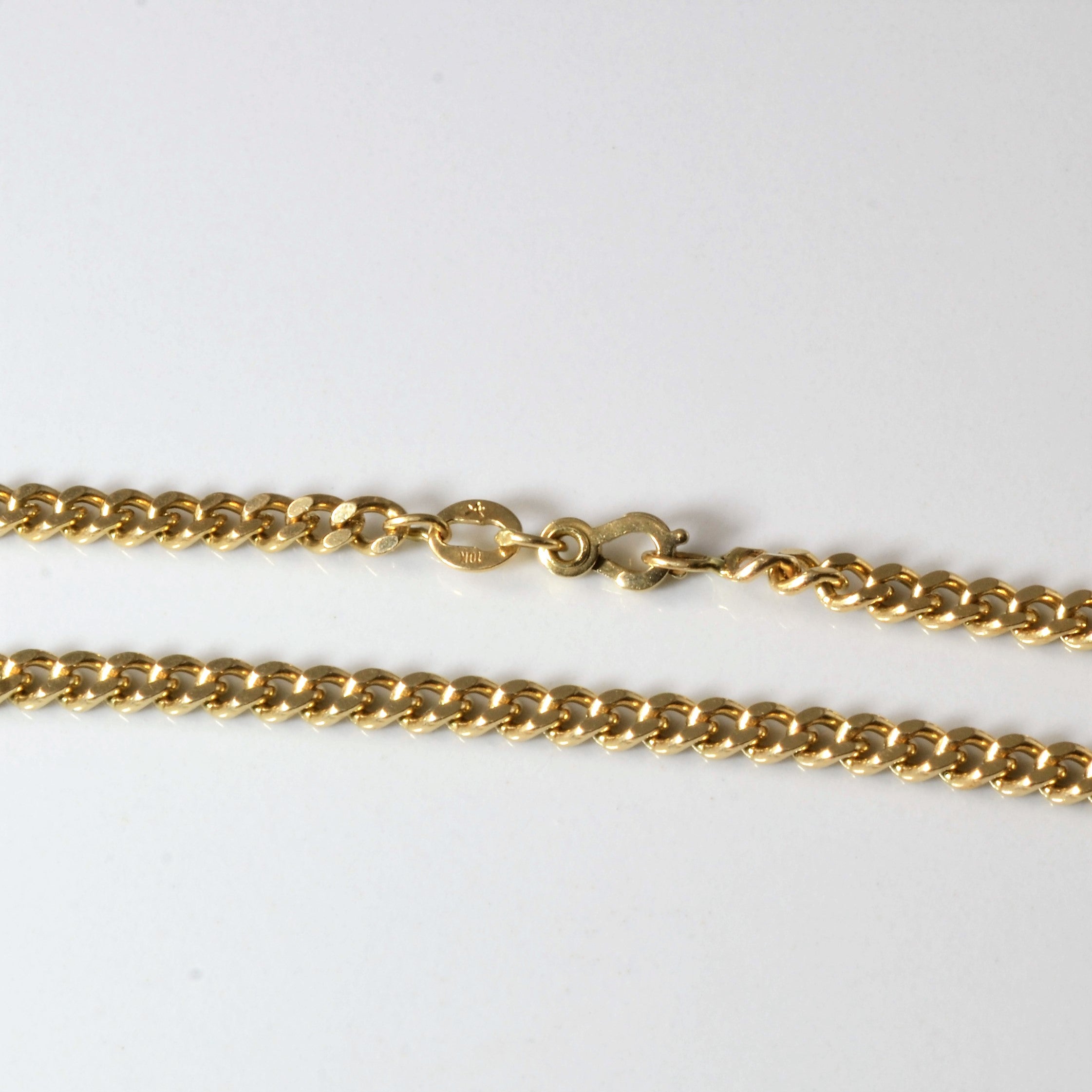 10k Yellow Gold Curb Chain | 20"|