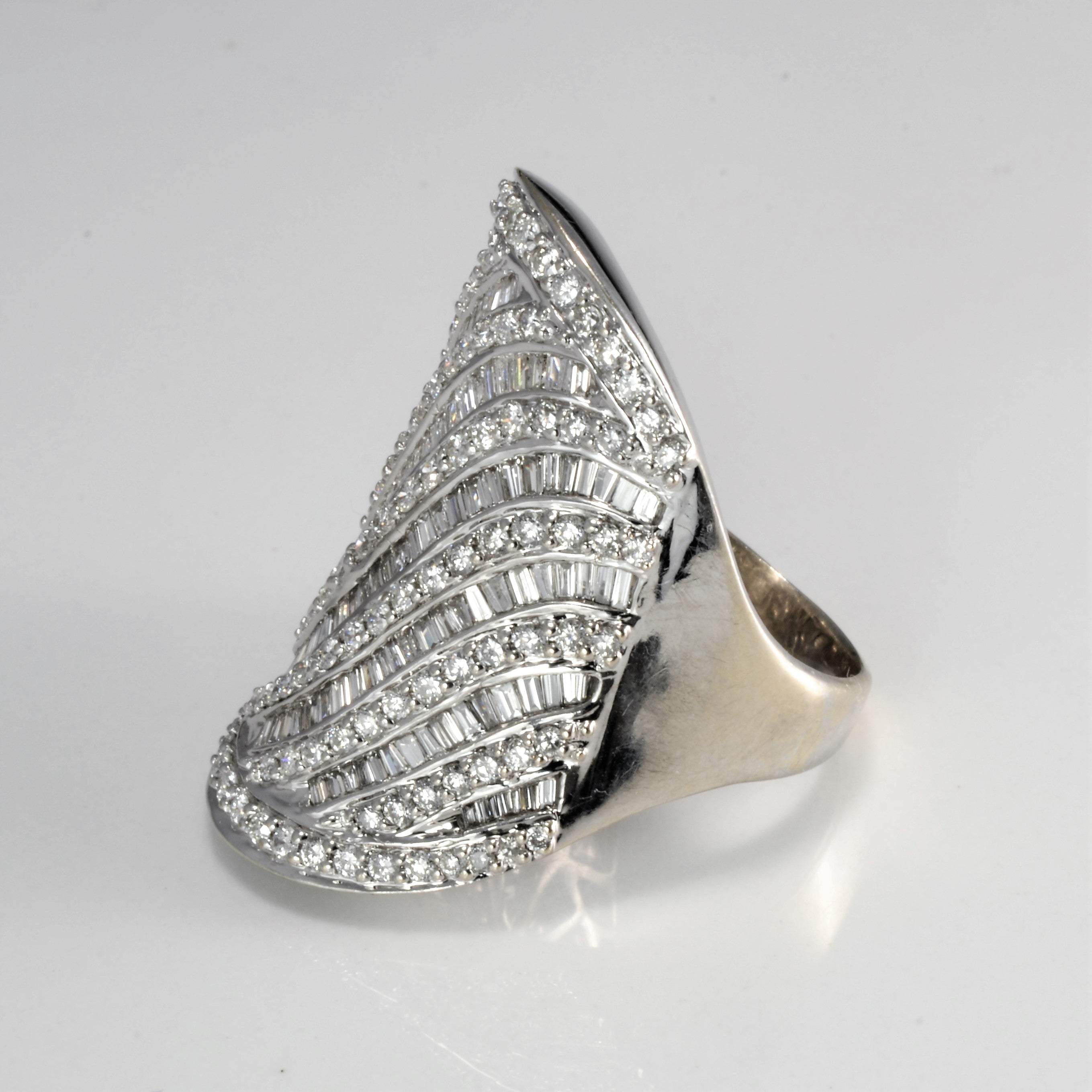 Cluster Set Multi- Diamond Heavy Ring | 3.00 ctw, SZ 8 |