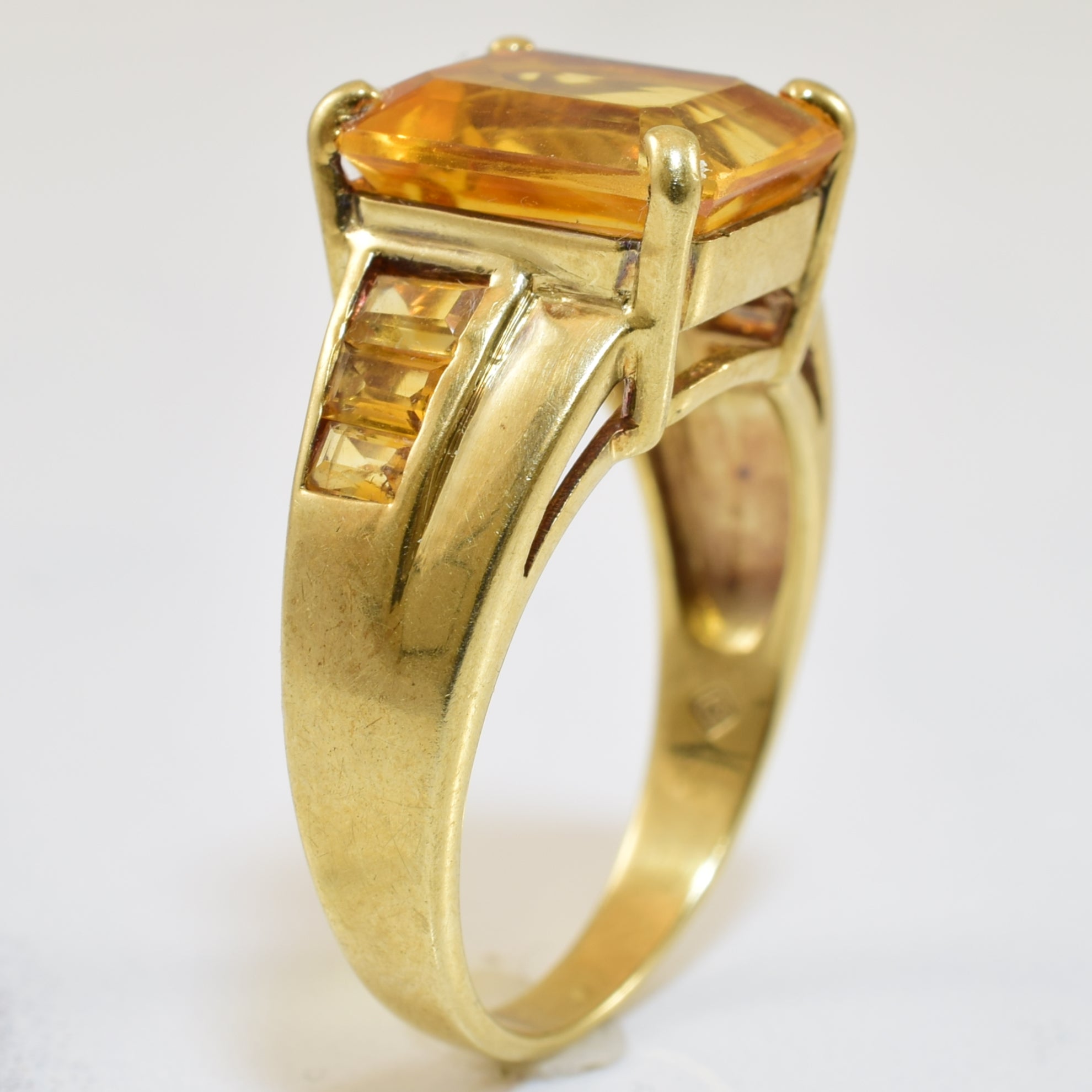 Bypass Citrine Ring | 4.25ctw | SZ 6.75 |