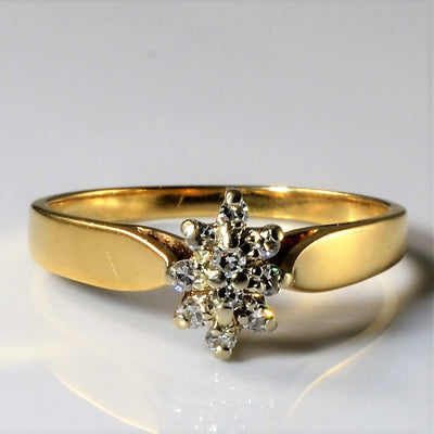 Diamond Cluster Ring | 0.075ctw | SZ 7 |