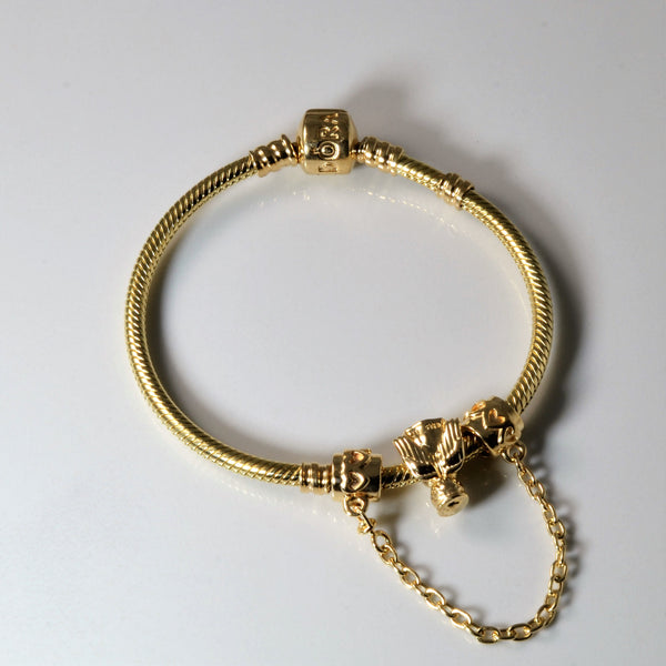 Pandora' Gold Angel Charm Bracelet | 7