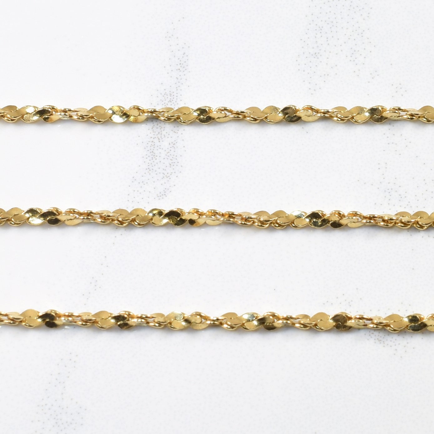 10k Yellow Gold Twisted Serpentine Chain | 30.5" |