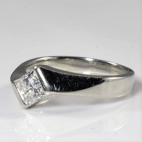 Bypass Princess Diamond Engagement Ring | 0.62ct | SZ 5.5 |