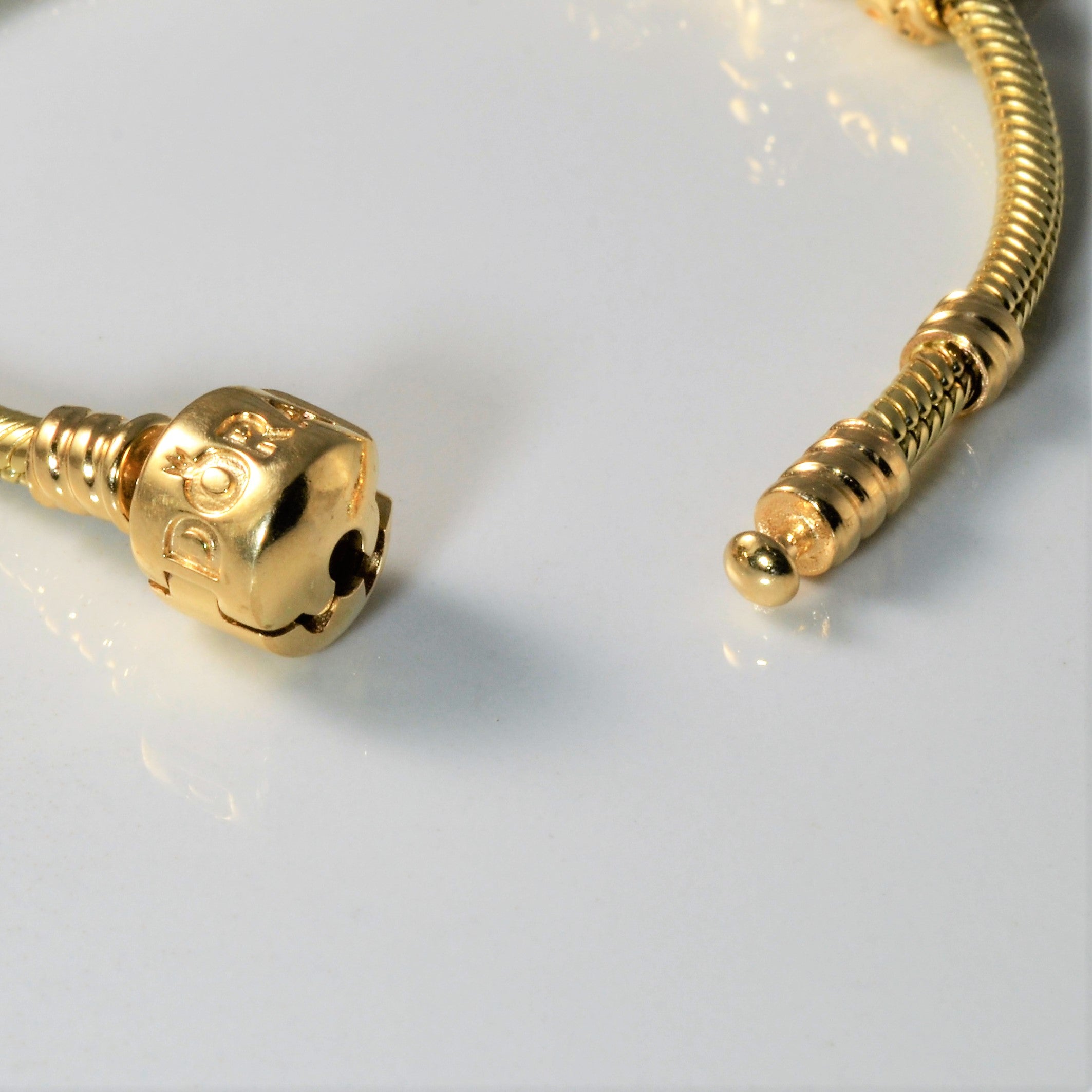 Pandora' Gold Angel Charm Bracelet | 7" |