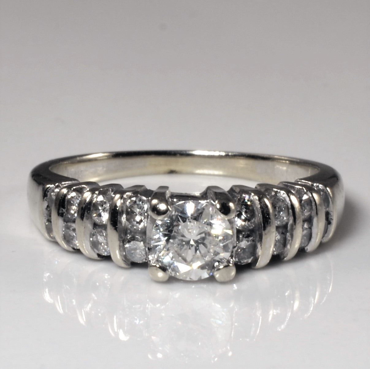 Channel Detailed Diamond Ring | 0.65ctw | SZ 5.25 |