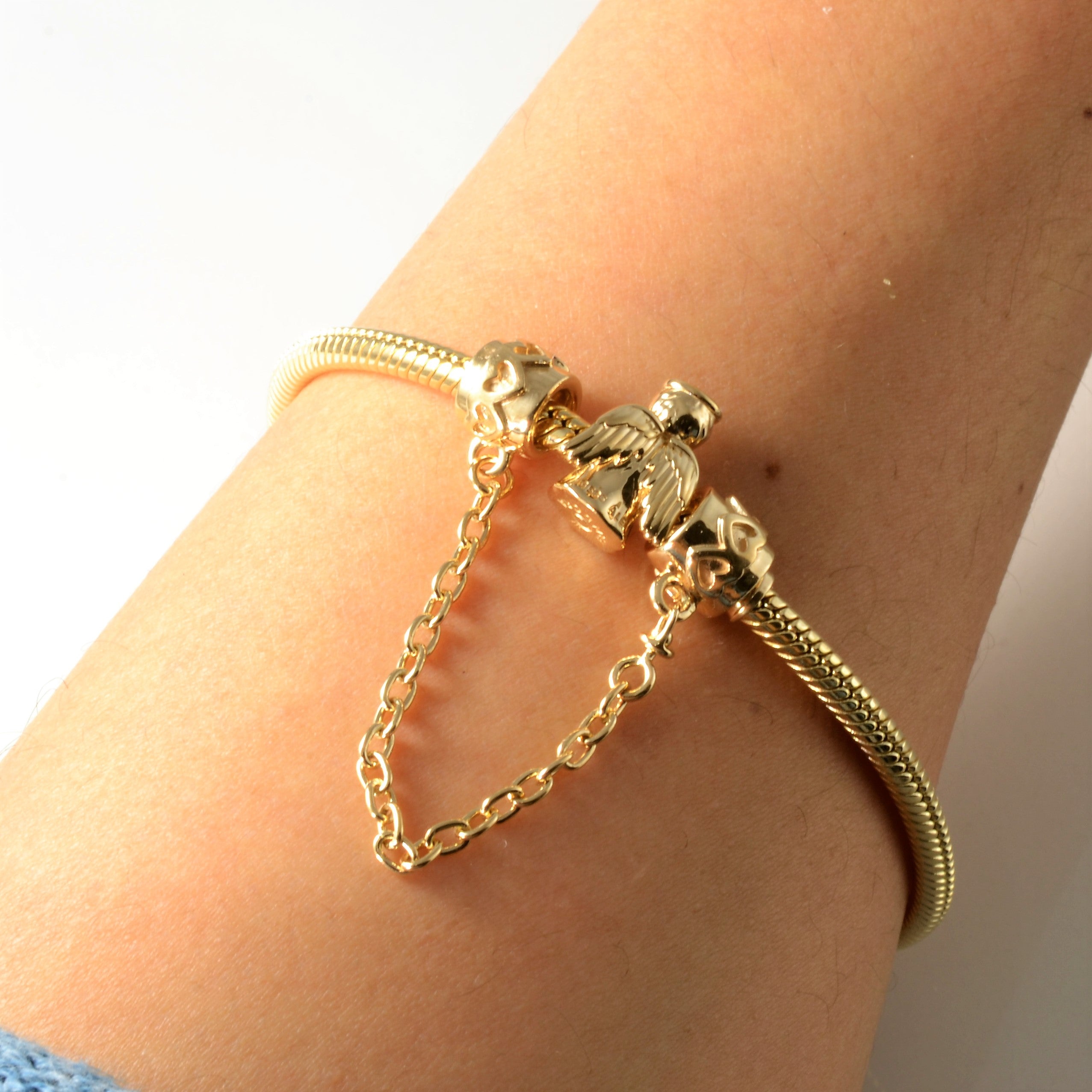 Pandora' Gold Angel Charm Bracelet | 7" |