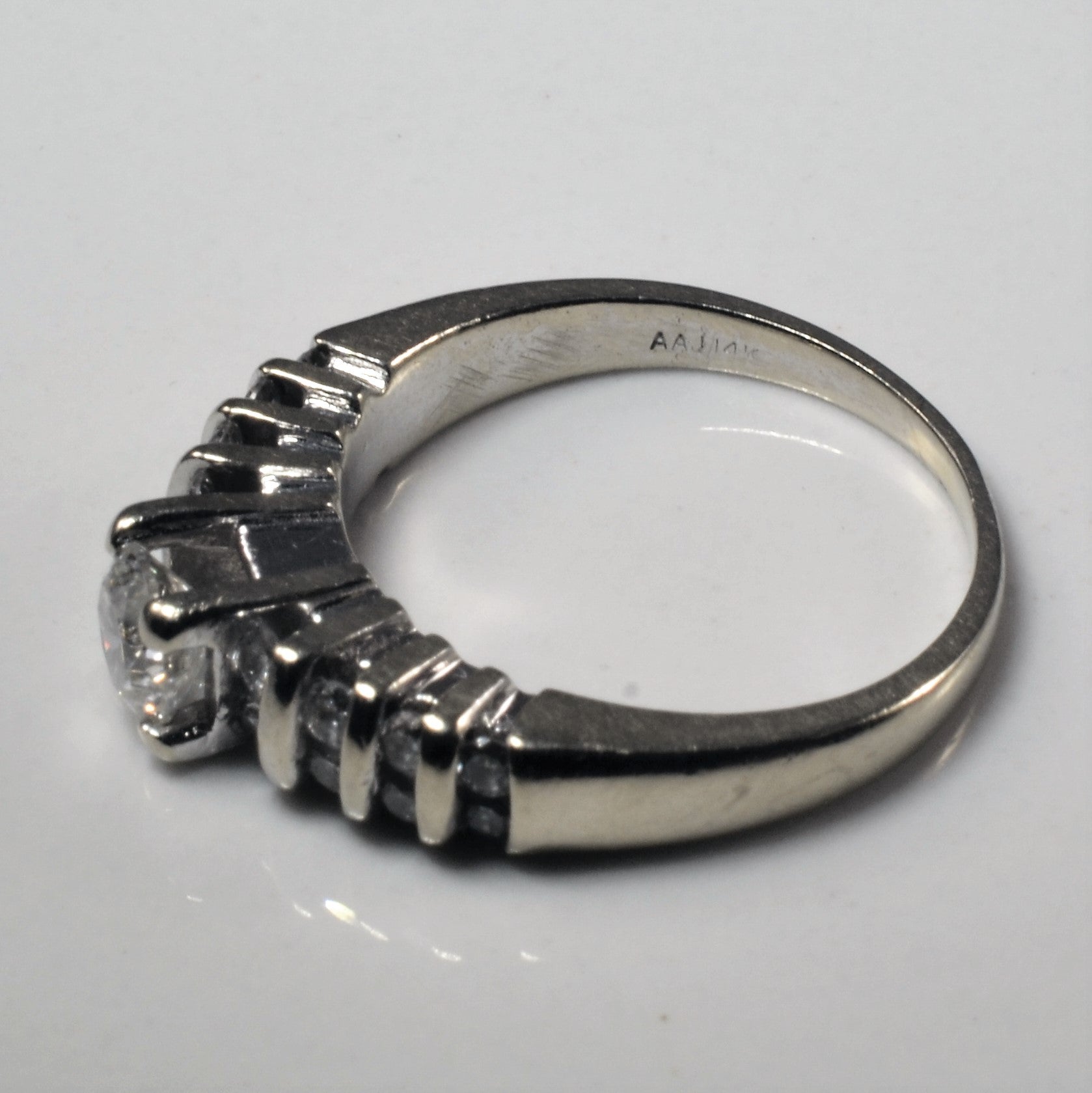 Channel Detailed Diamond Ring | 0.65ctw | SZ 5.25 |