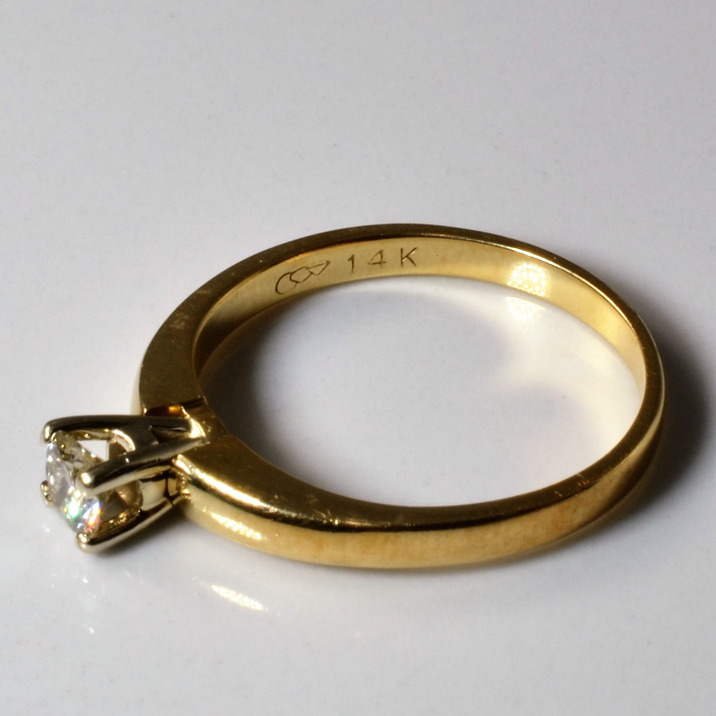 Solitaire Diamond Ring | 0.29ct | SZ 8.5 |
