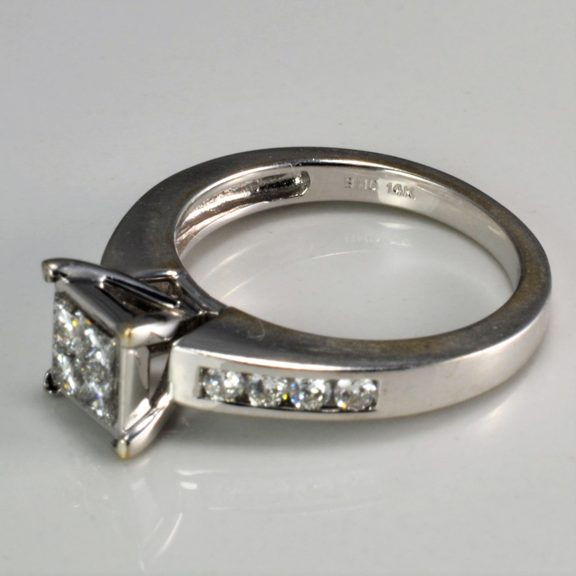 Tapered Diamond Engagement Ring | 0.55 ctw, SZ 6.5 |